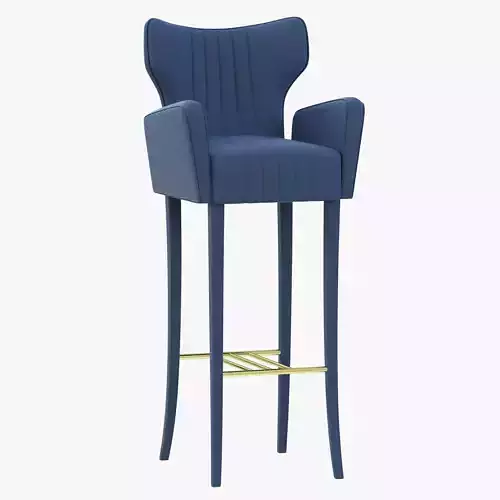 Brabbu Davis Bar Chair 3D model