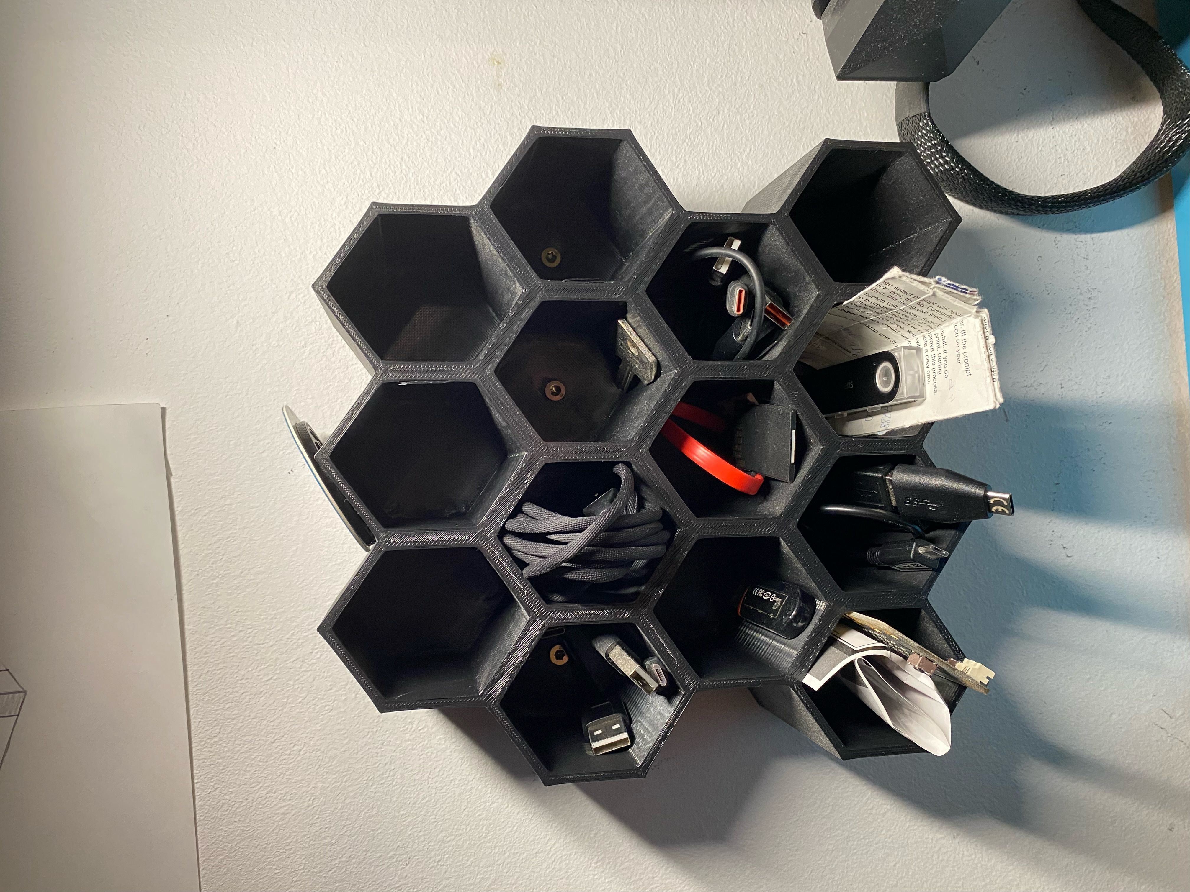 HONEYCOMB SHELF 3D print model_4
