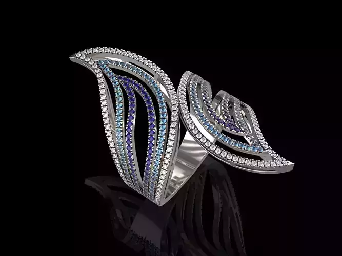 Cocktail Ring KR 08 3D print model