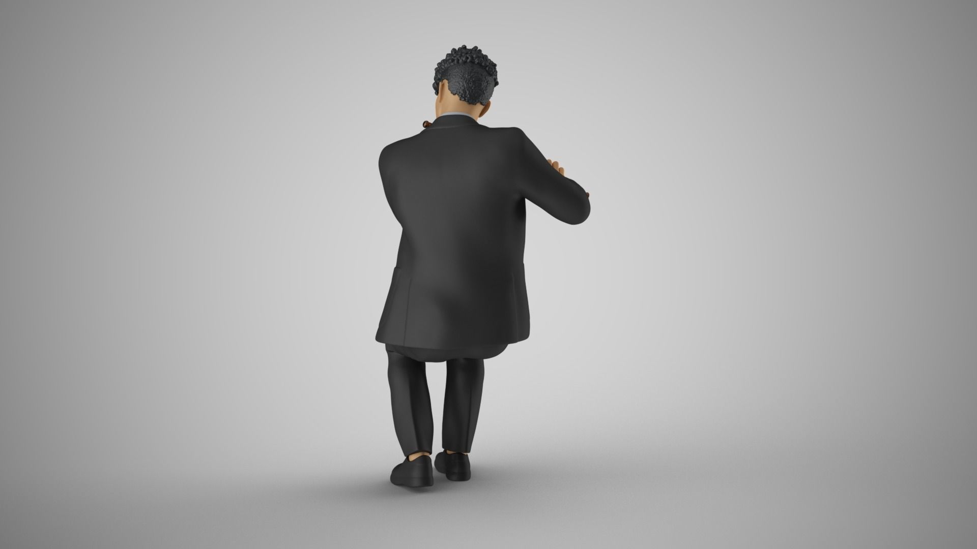 Man Playing Flute 3D print model_15