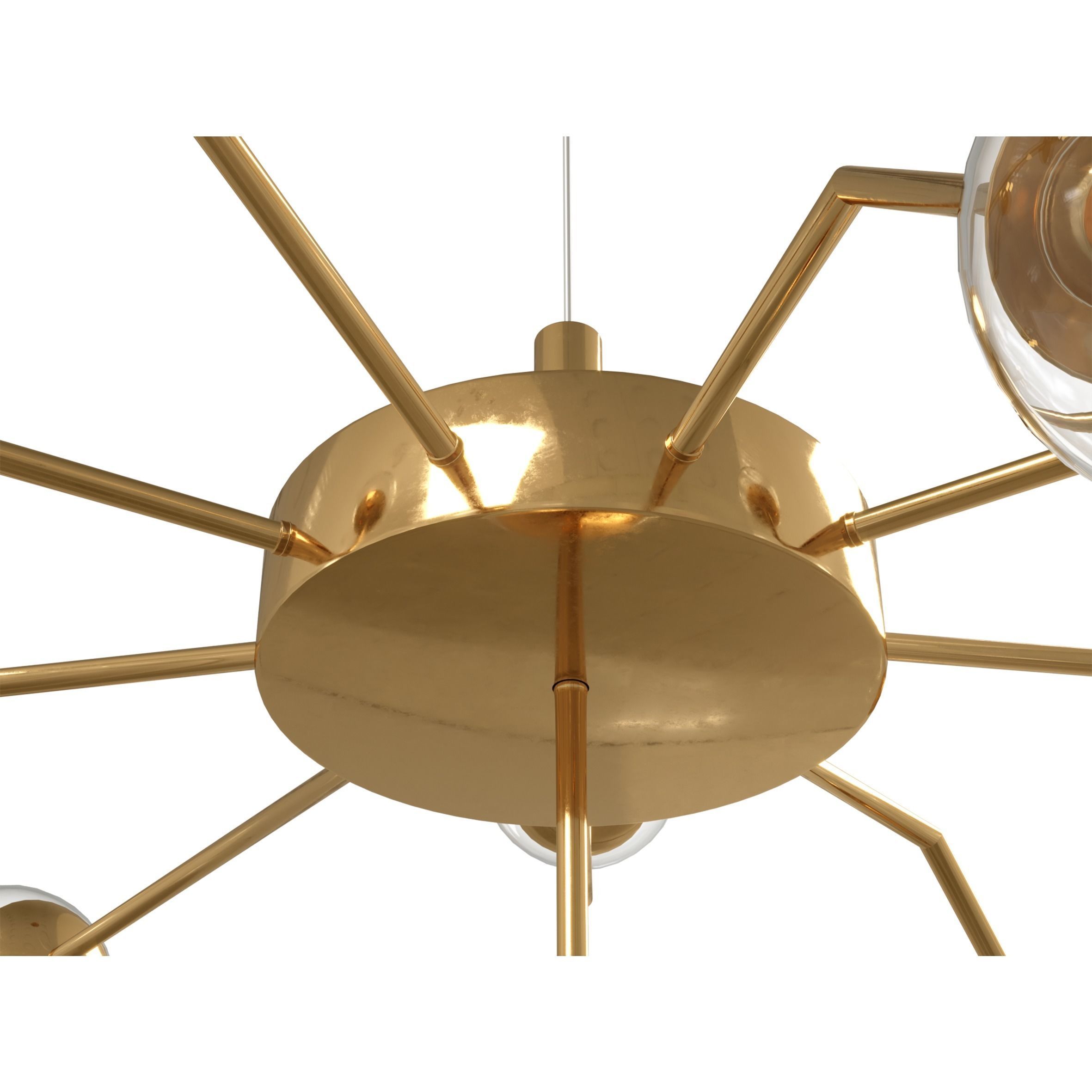 Atom Ceiling Lamp 3D model_7
