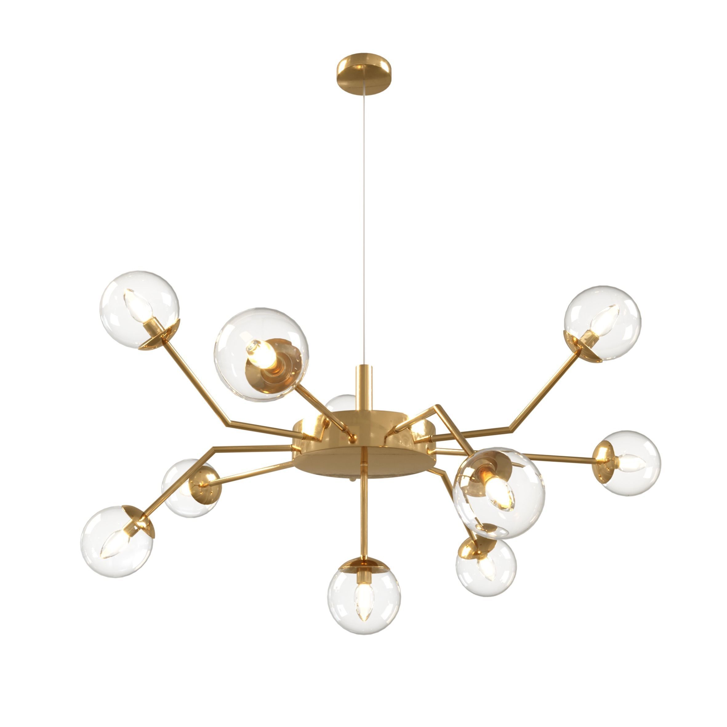 Atom Ceiling Lamp 3D model_4