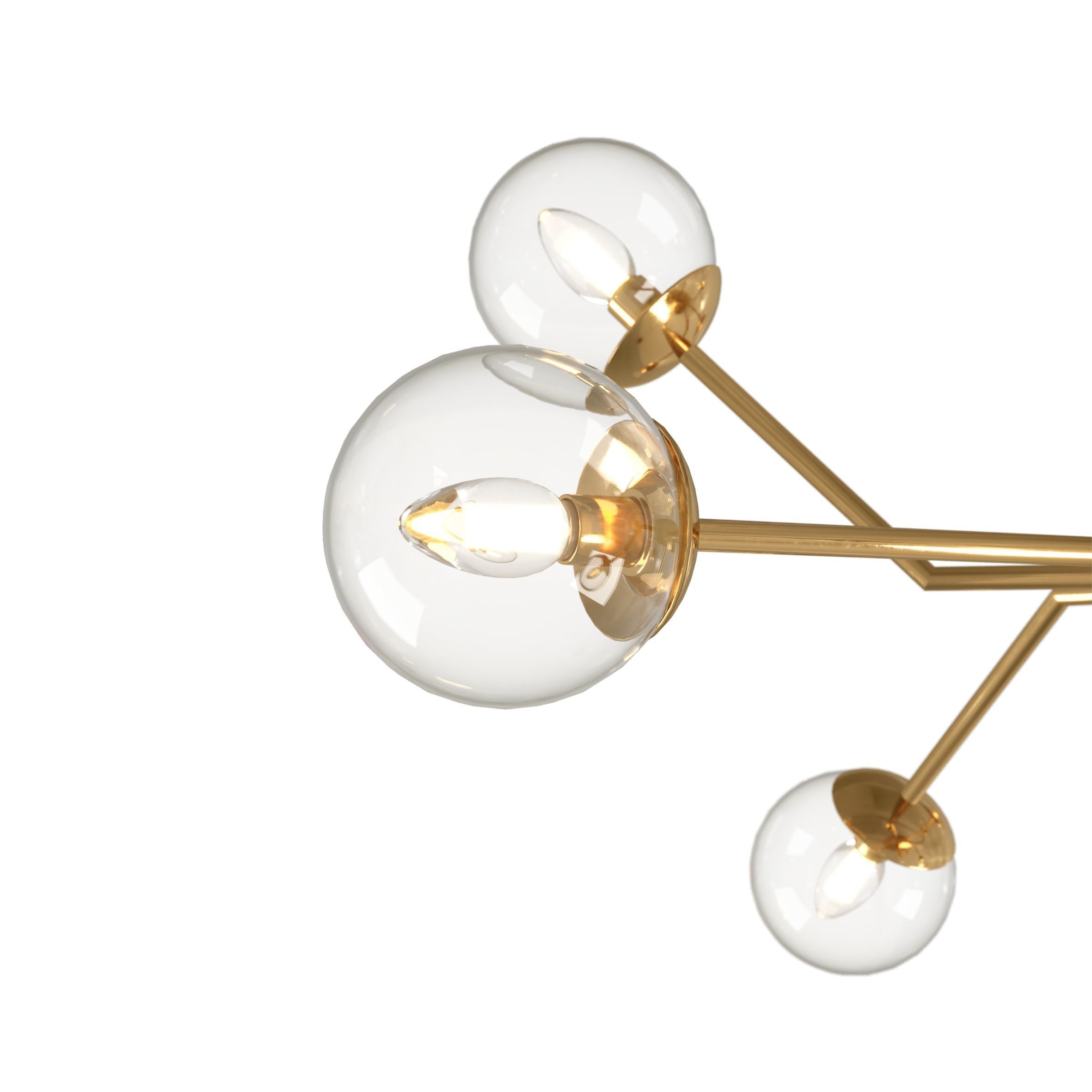 Atom Ceiling Lamp 3D model_6