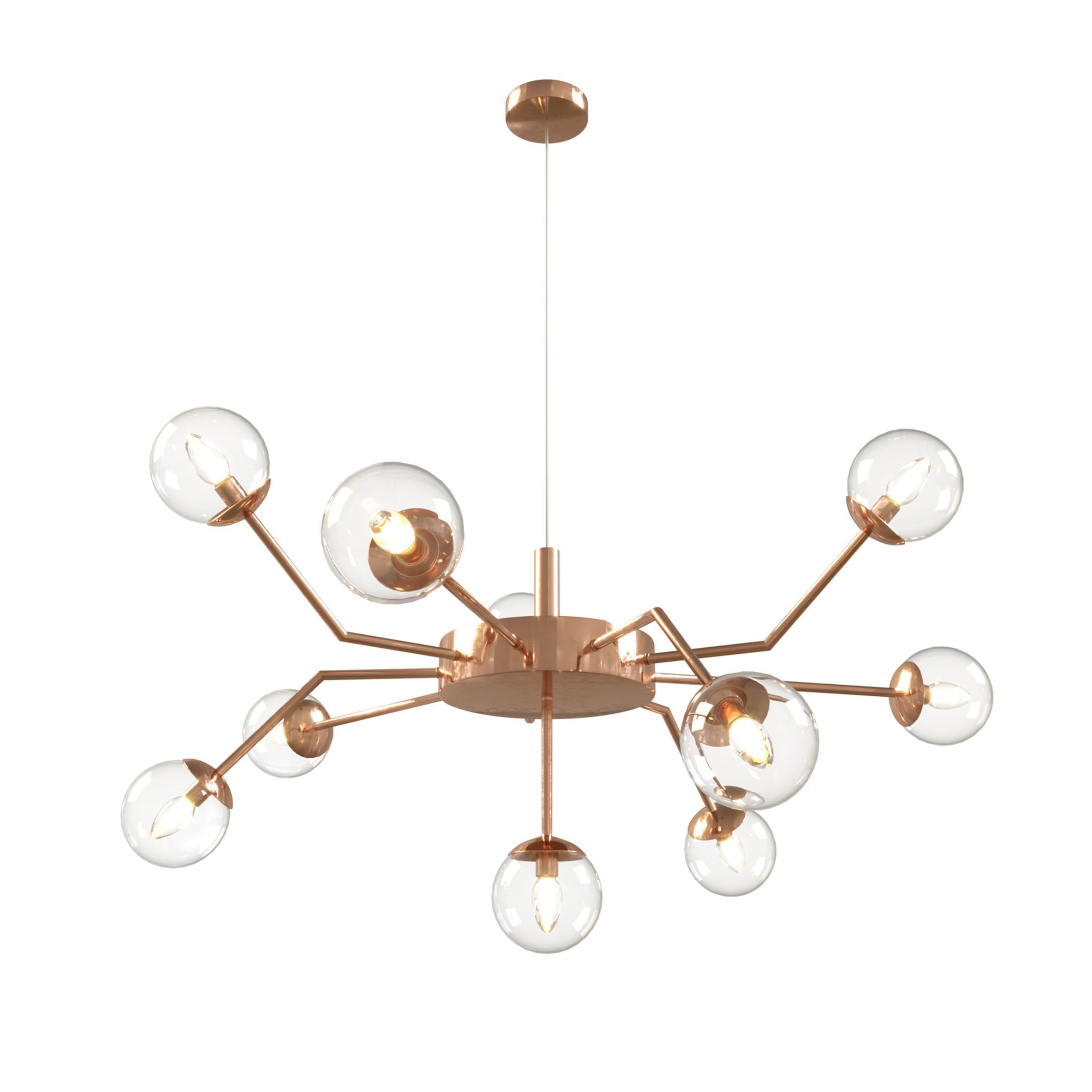 Atom Ceiling Lamp 3D model_1