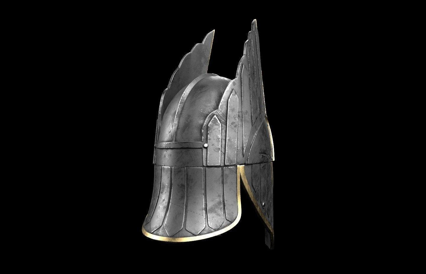 Gondor Second Age lord of the rings helmet 3d digital download 3D print model_2