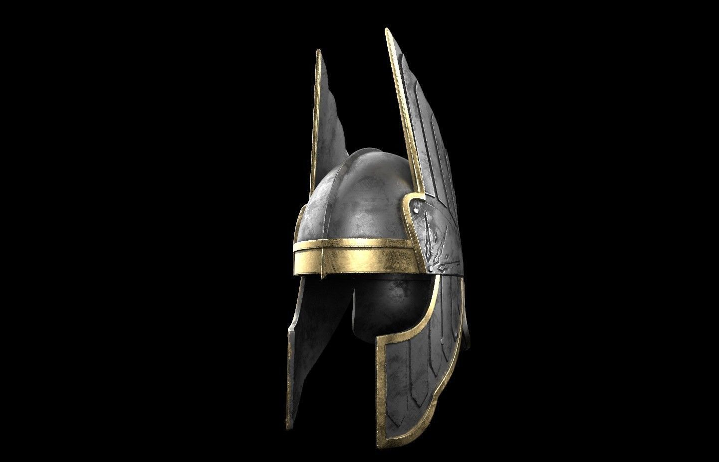 Gondor Second Age lord of the rings helmet 3d digital download 3D print model_4
