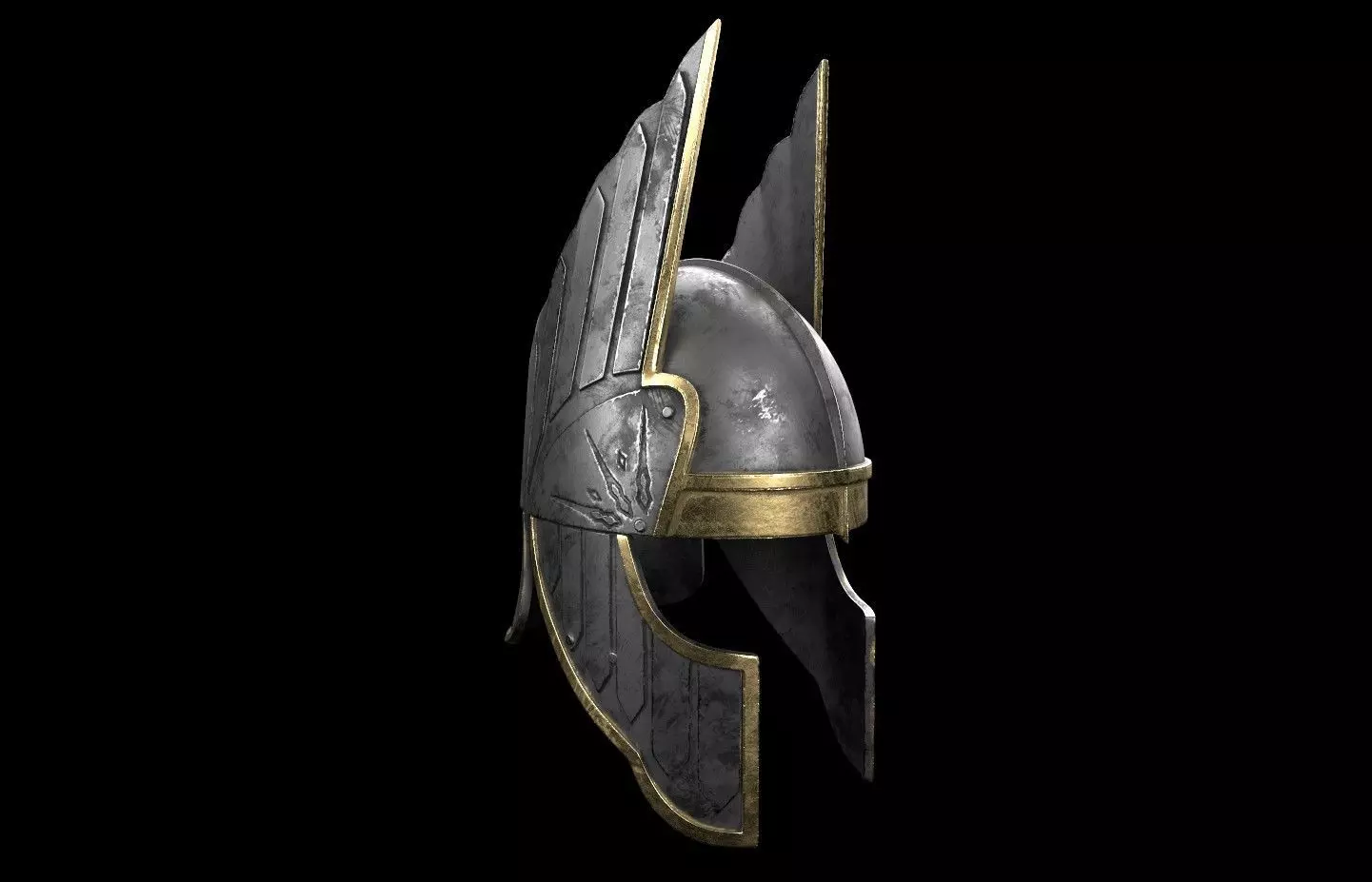 Gondor Second Age lord of the rings helmet 3d digital download 3D print model_0