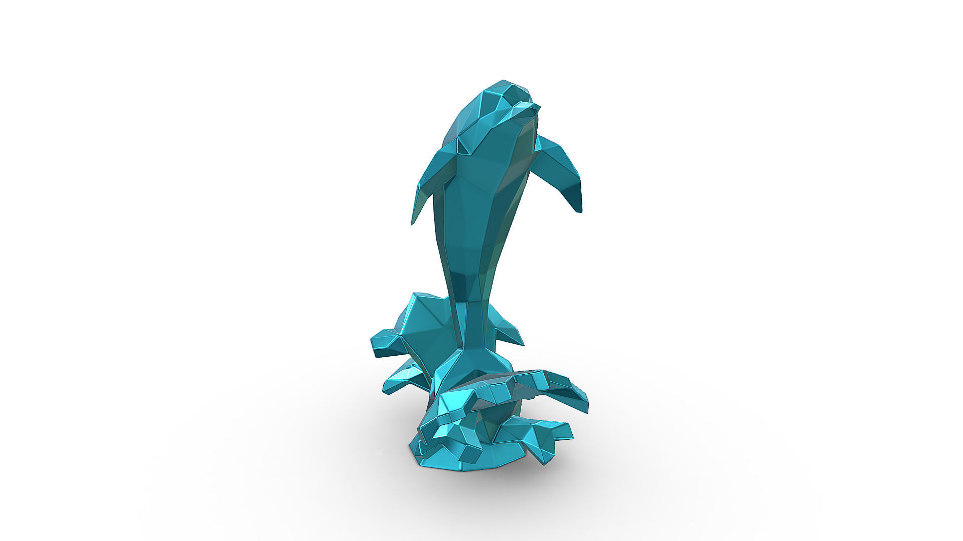 dolphin figure 3D print model_10
