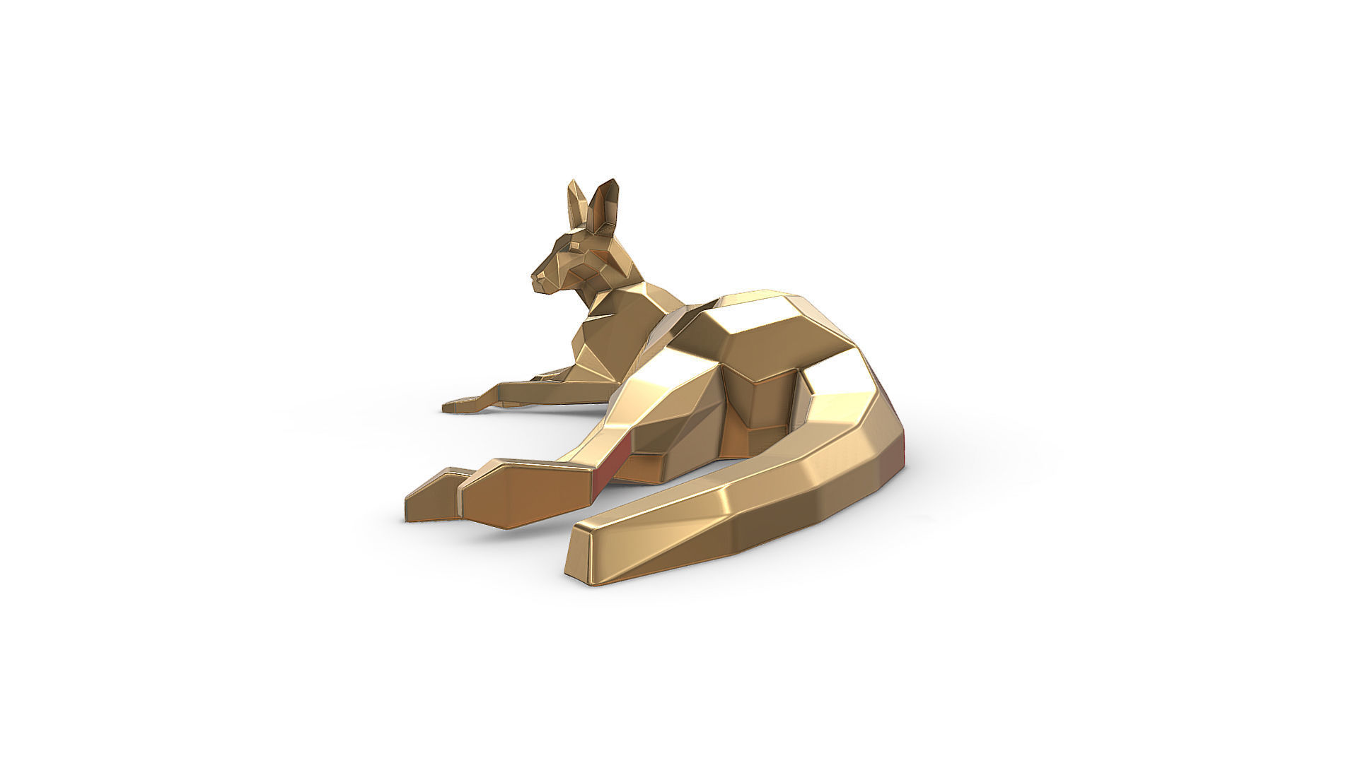 kangaroo 3D print model_3