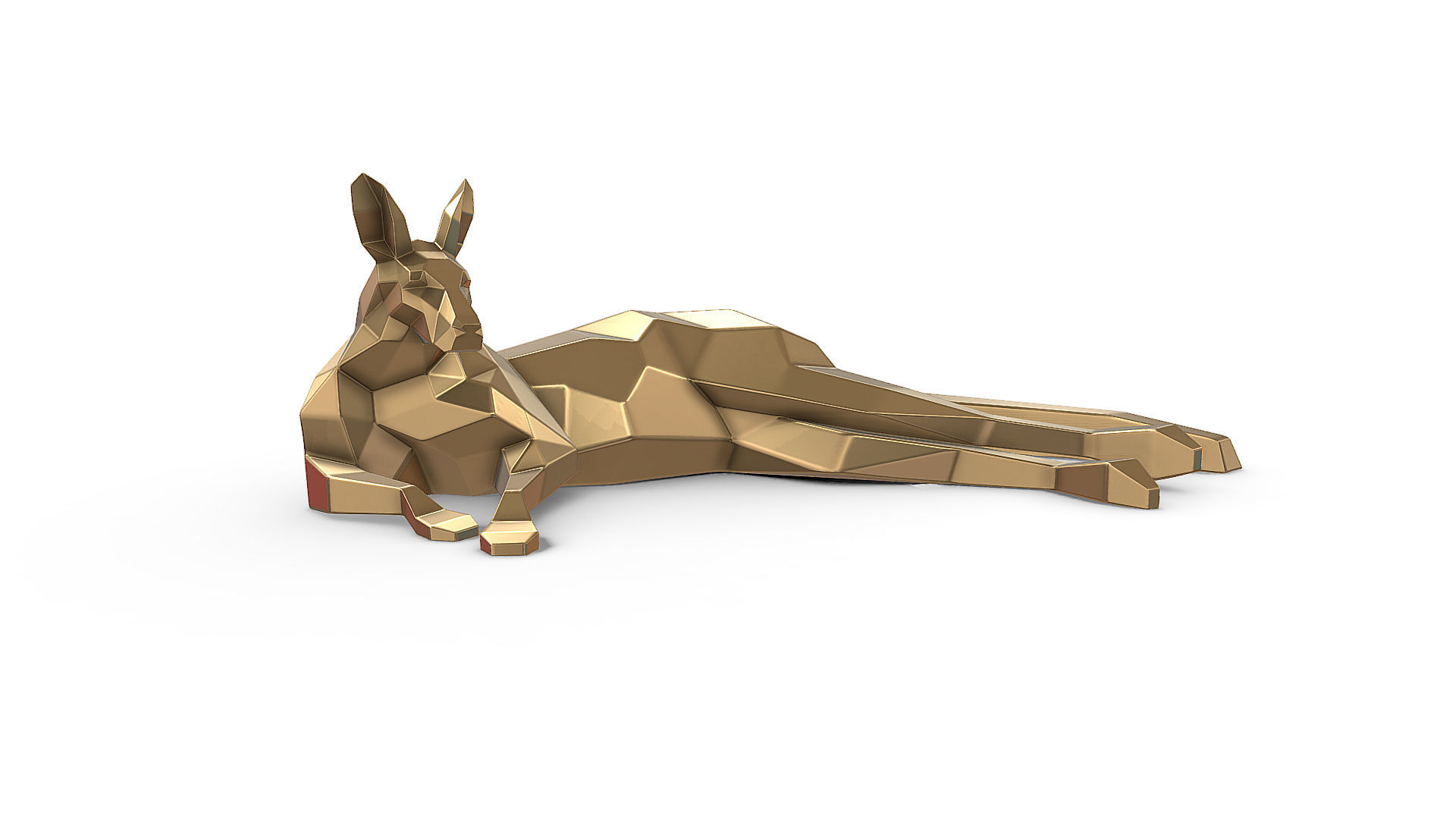 kangaroo 3D print model_11