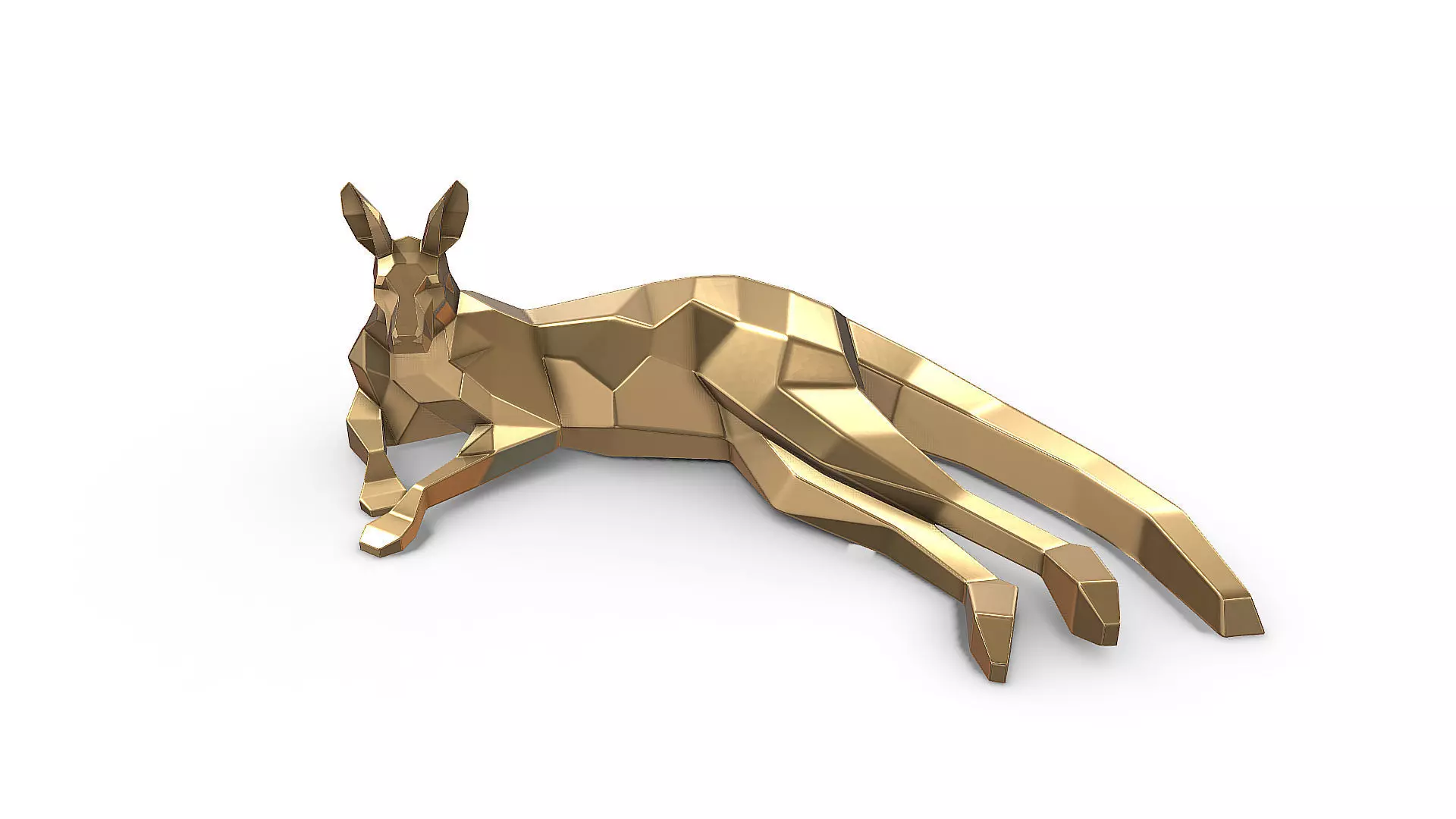 kangaroo 3D print model_0