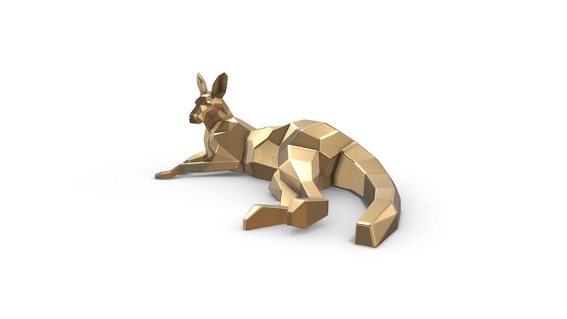 kangaroo 3D print model_2