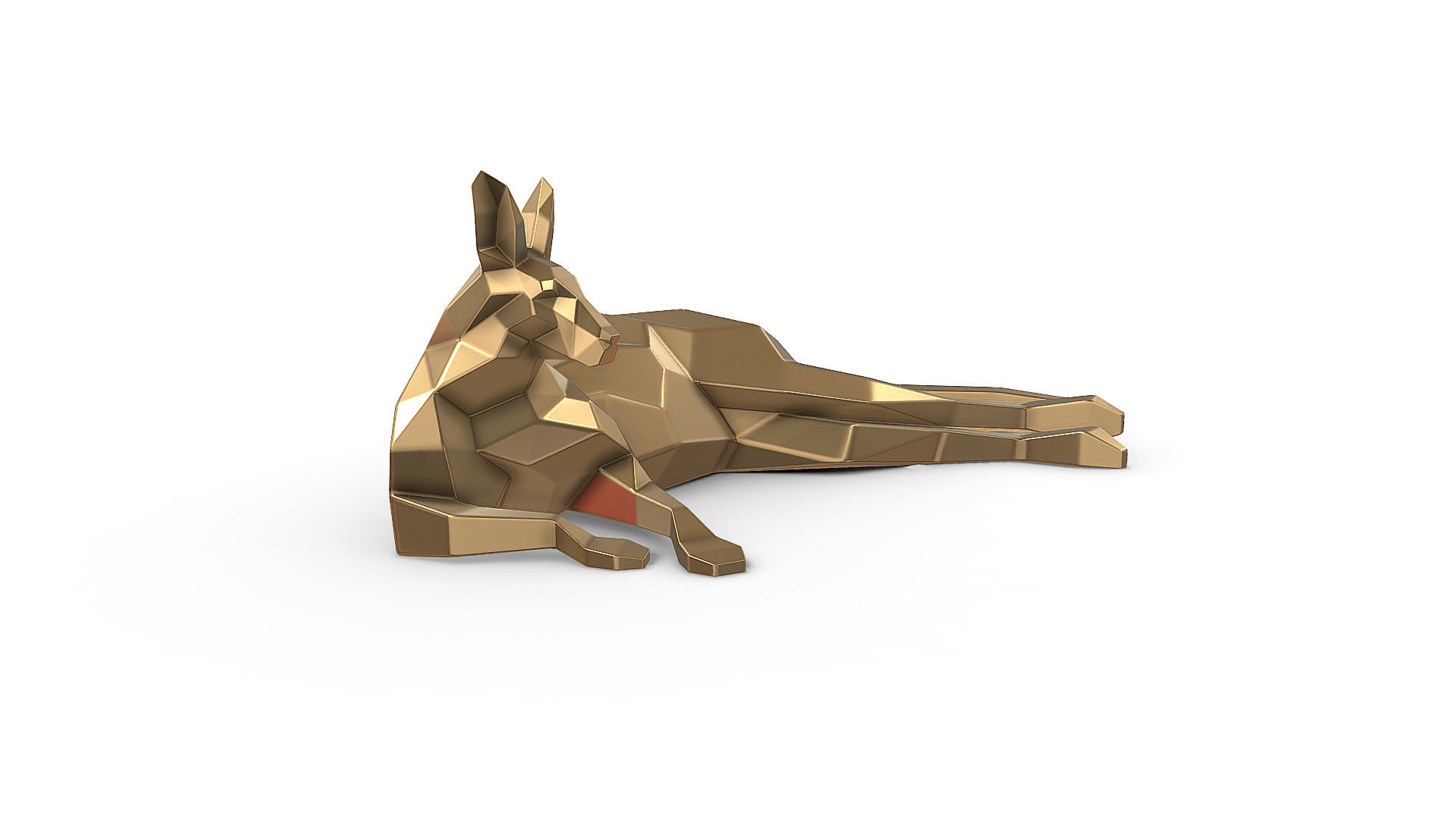 kangaroo 3D print model_10