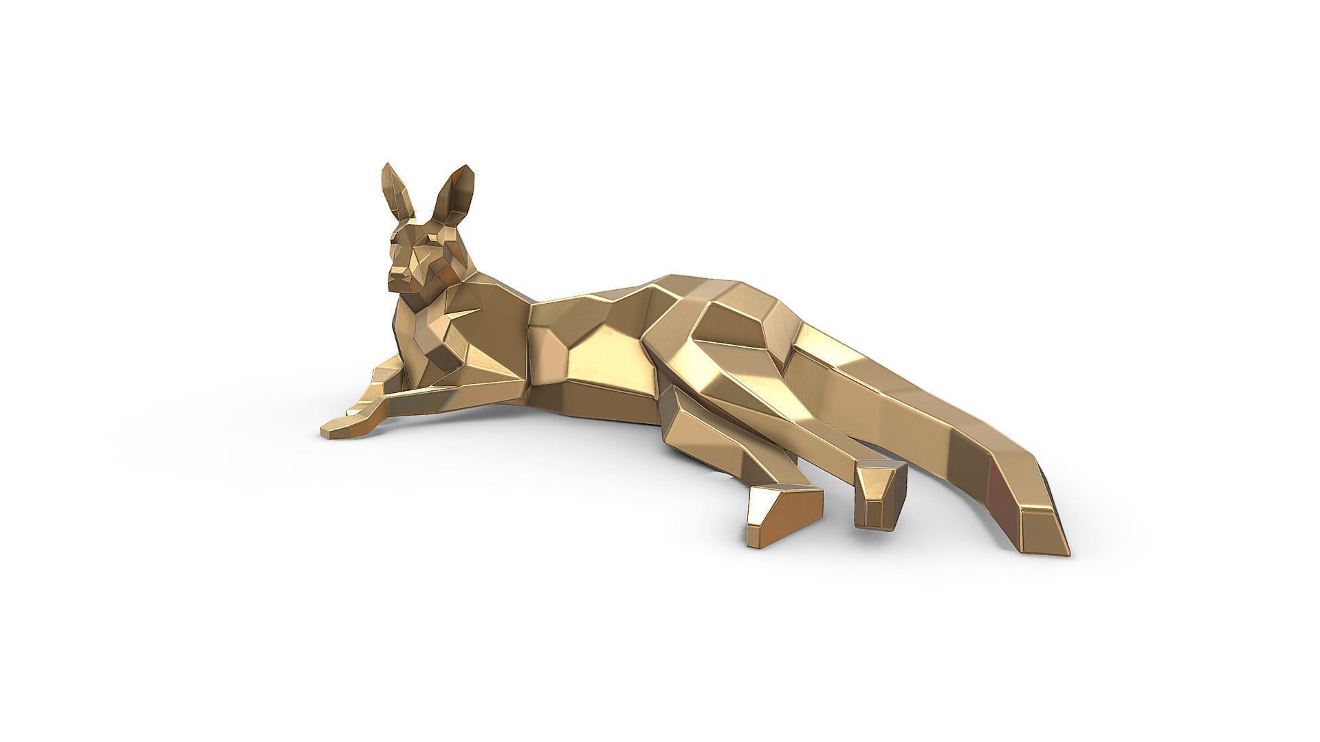 kangaroo 3D print model_1