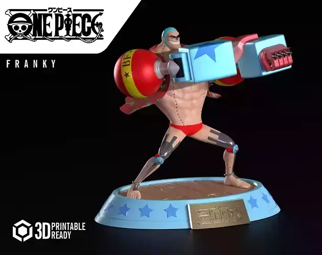Franky from One Piece 3D print model