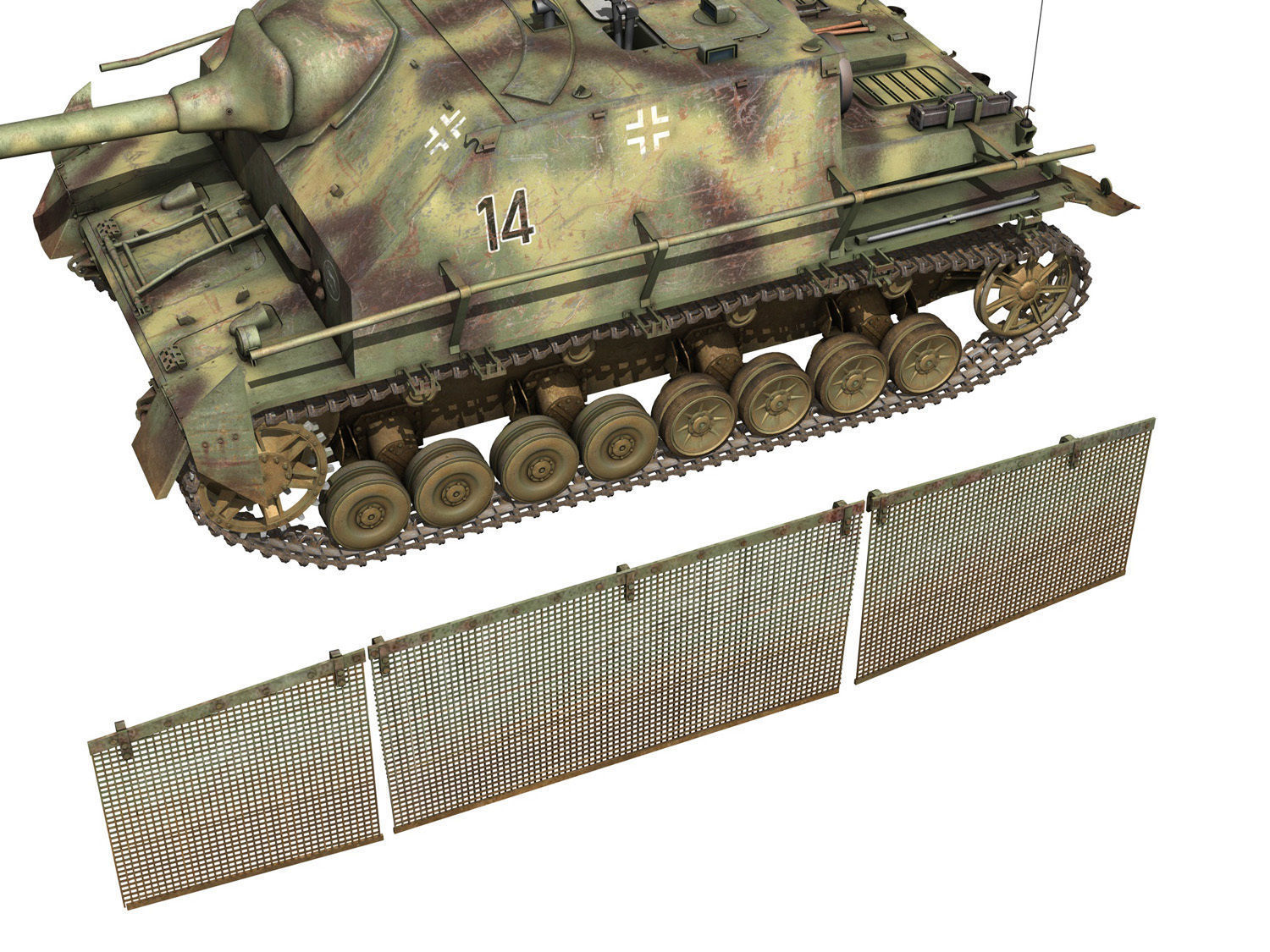 Jagdpanzer IV - L70 A - 14 3D model_8