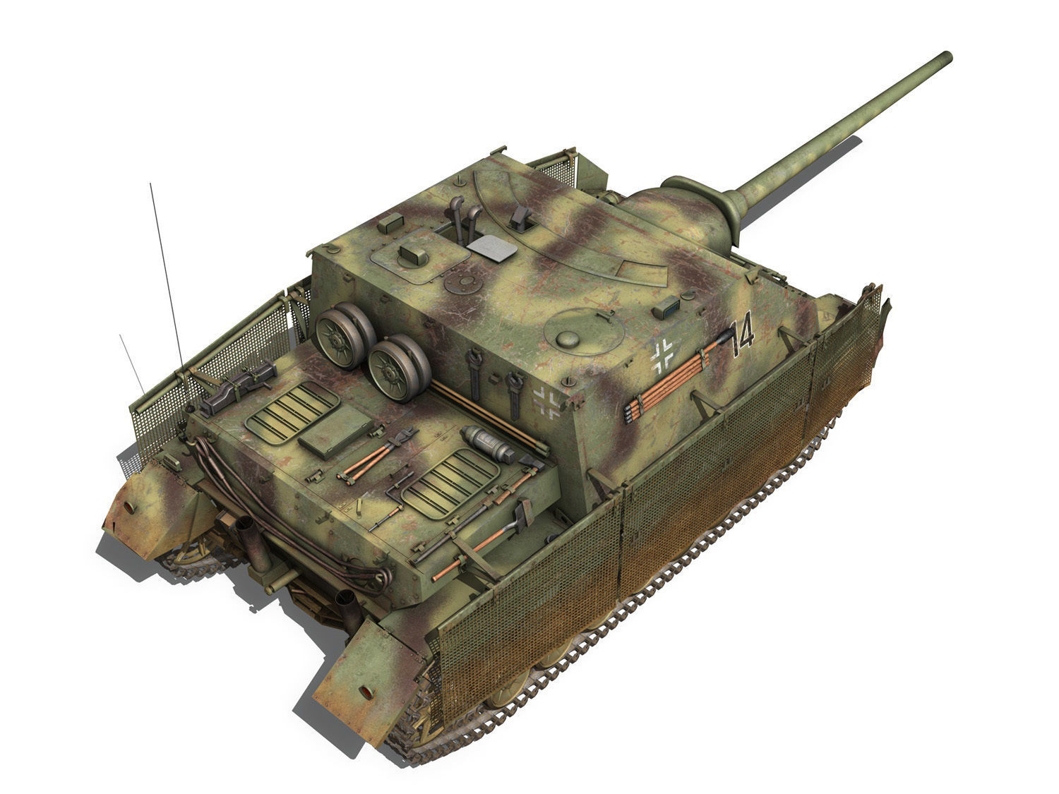 Jagdpanzer IV - L70 A - 14 3D model_6