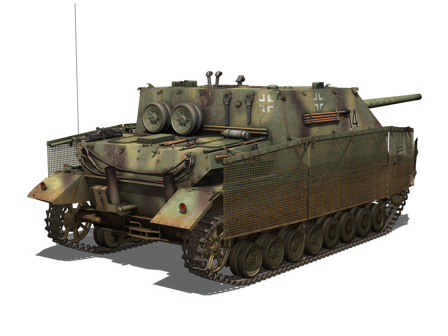 Jagdpanzer IV - L70 A - 14 3D model_5