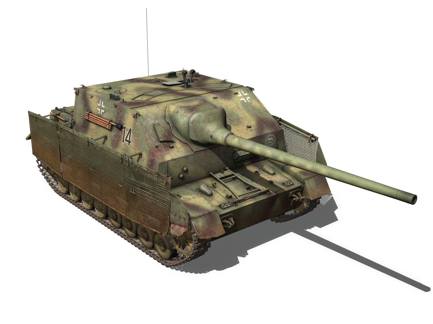 Jagdpanzer IV - L70 A - 14 3D model_7