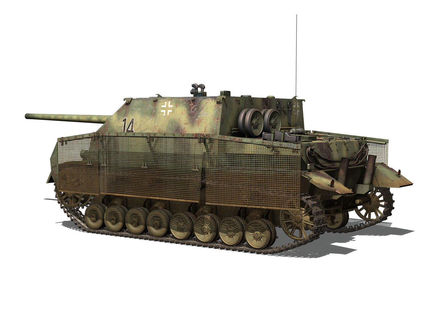Jagdpanzer IV - L70 A - 14 3D model_3