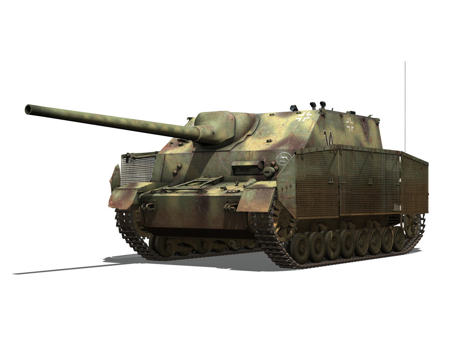 Jagdpanzer IV - L70 A - 14 3D model_1