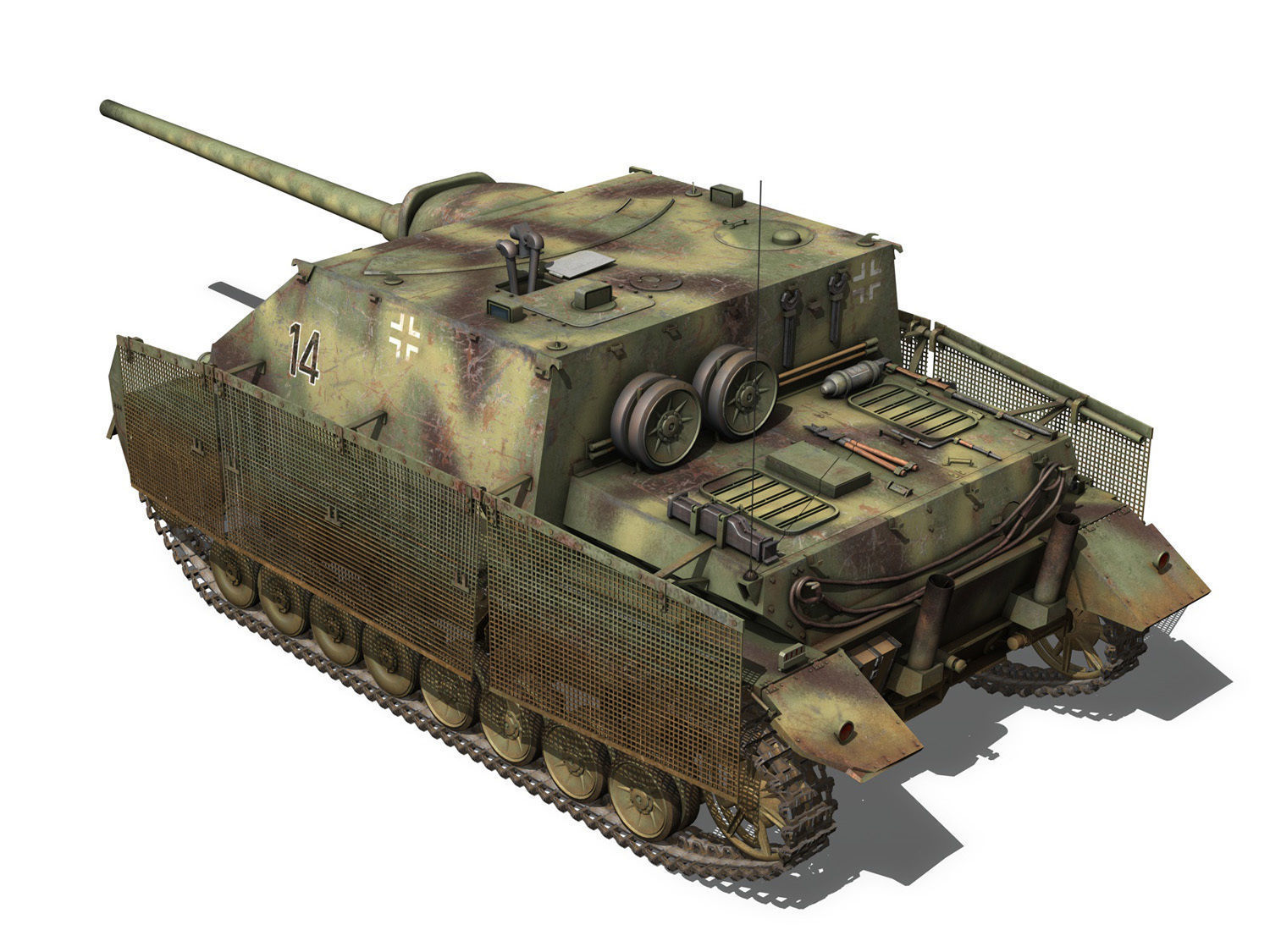 Jagdpanzer IV - L70 A - 14 3D model_4
