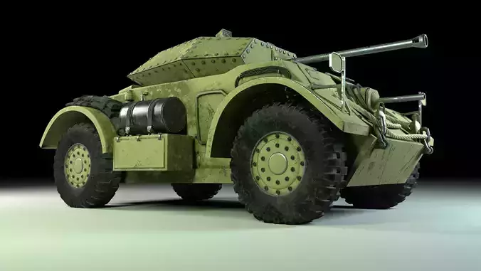 WW2 TANK Military Staghound MK Tank   Multi Task Vehicle WW2  