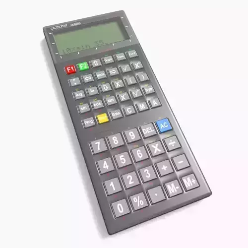 Generic Scientific Calculator 3D model