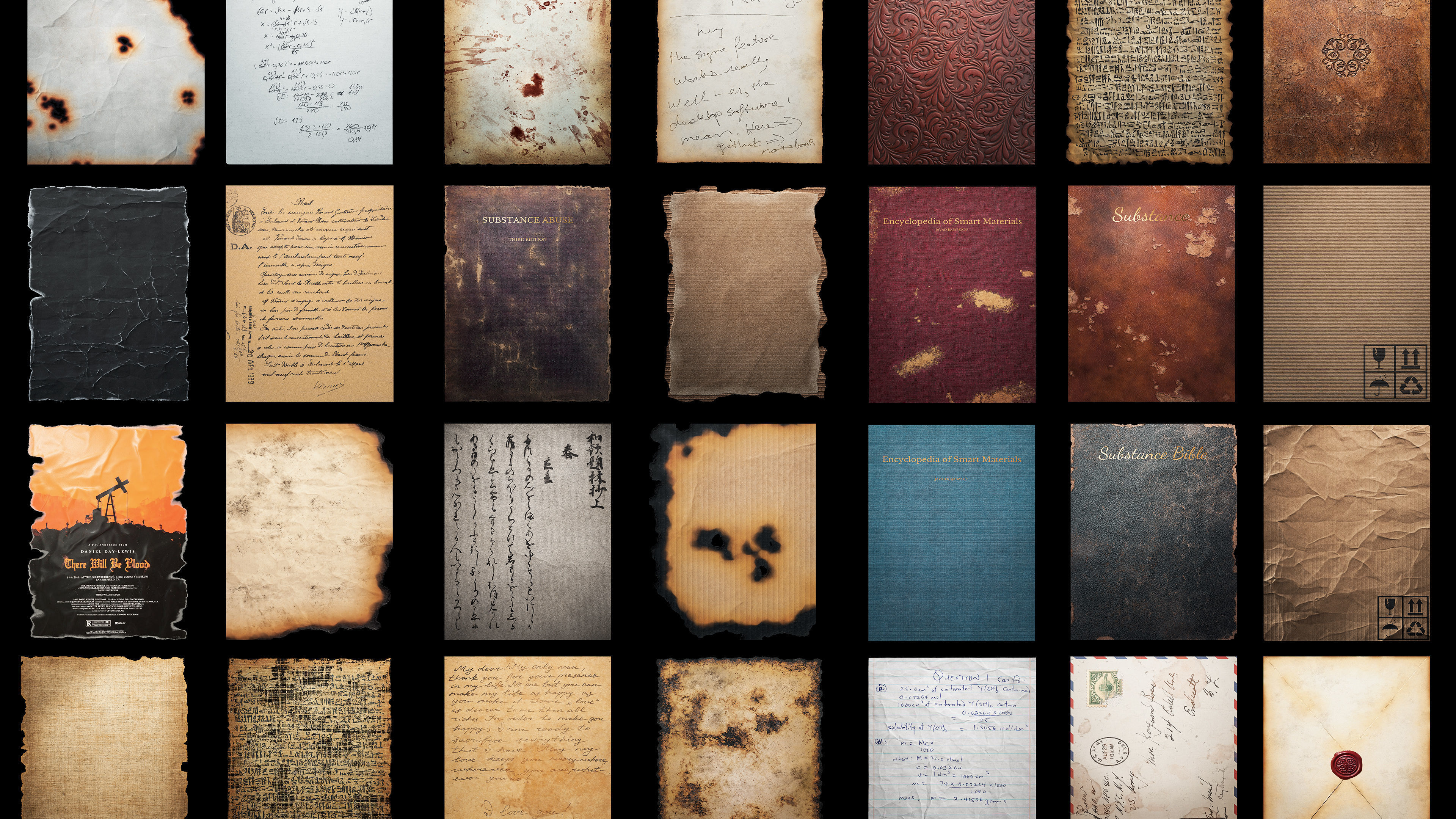 Paper and Book Cover Smart Materials for substance 3d painter Texture_3