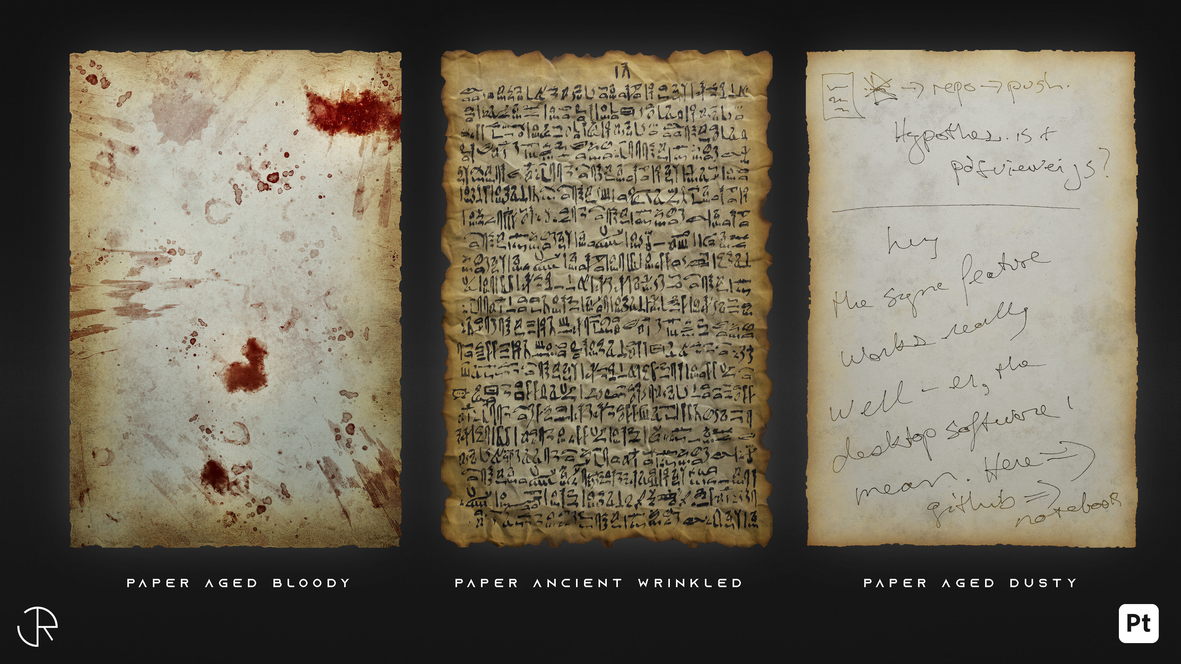 Paper and Book Cover Smart Materials for substance 3d painter Texture_9