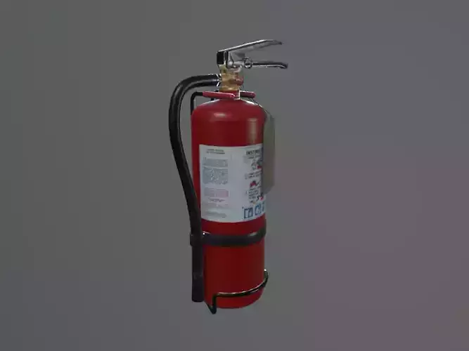 Game-ready Fire Extinguisher Prop