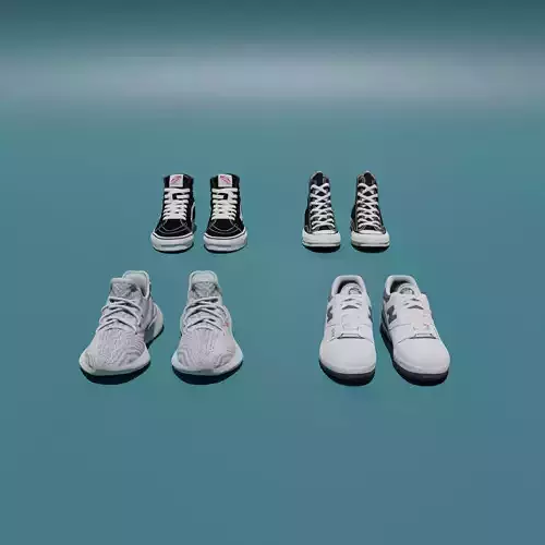 Collection of trendy shoes