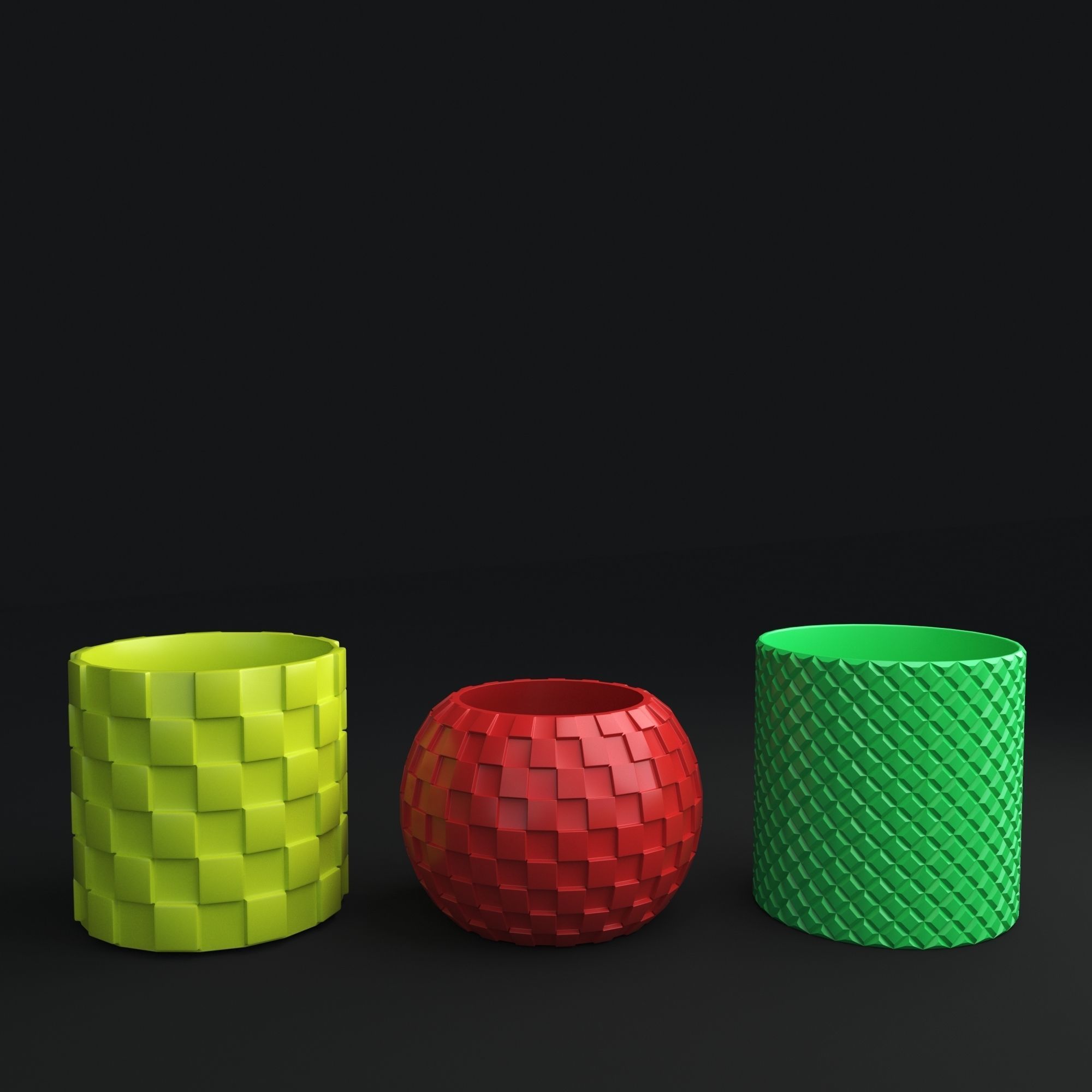 3D Printed STL File for Unique Pot and Vase Design 3D print model_3