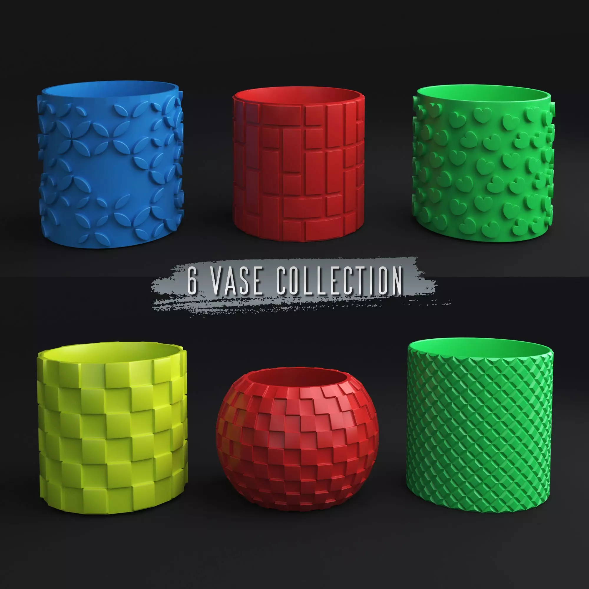 3D Printed STL File for Unique Pot and Vase Design 3D print model_0