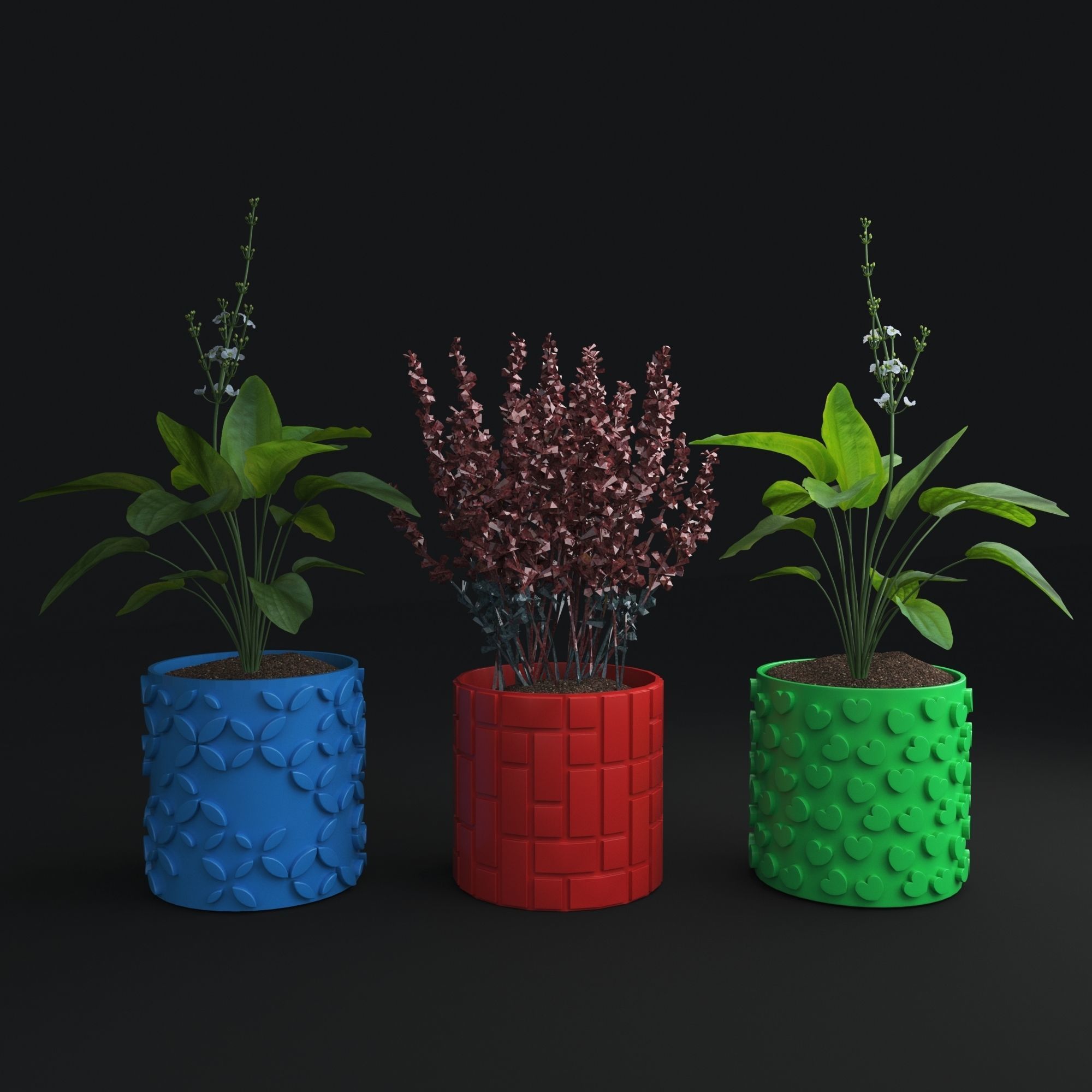 3D Printed STL File for Unique Pot and Vase Design 3D print model_2