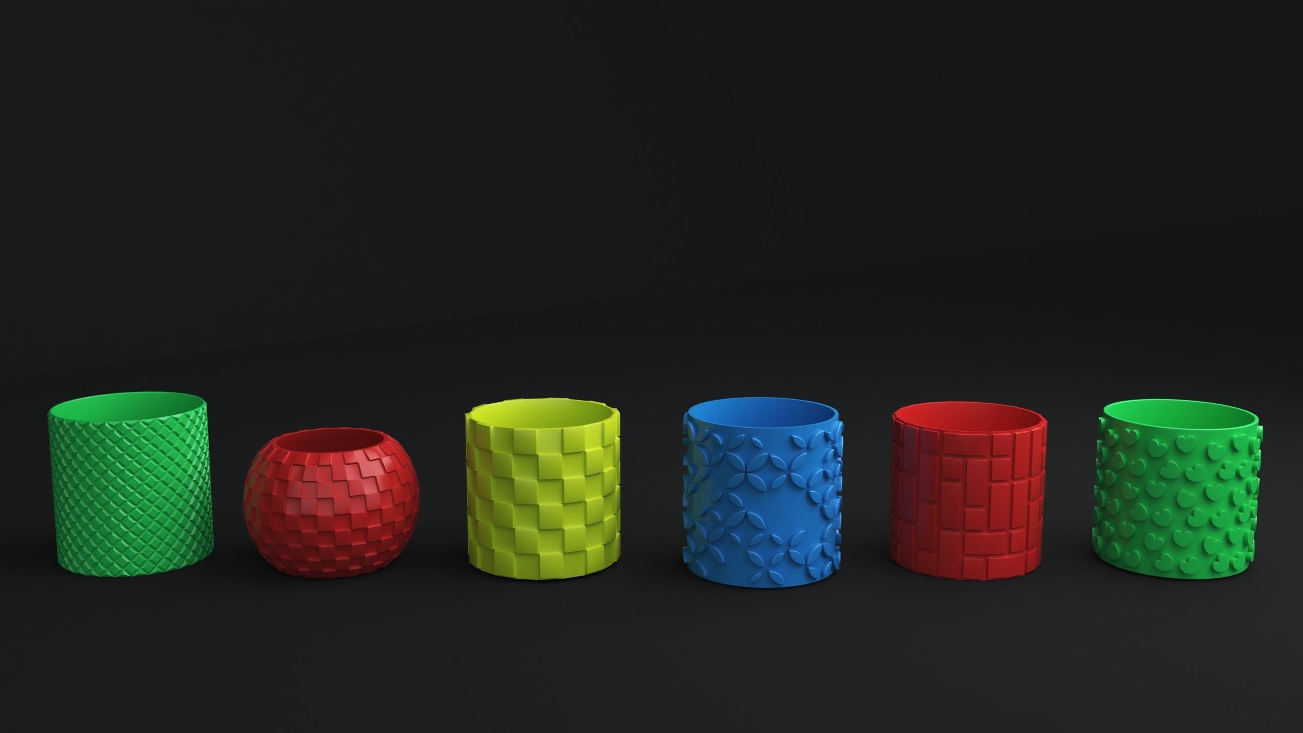 3D Printed STL File for Unique Pot and Vase Design 3D print model_5