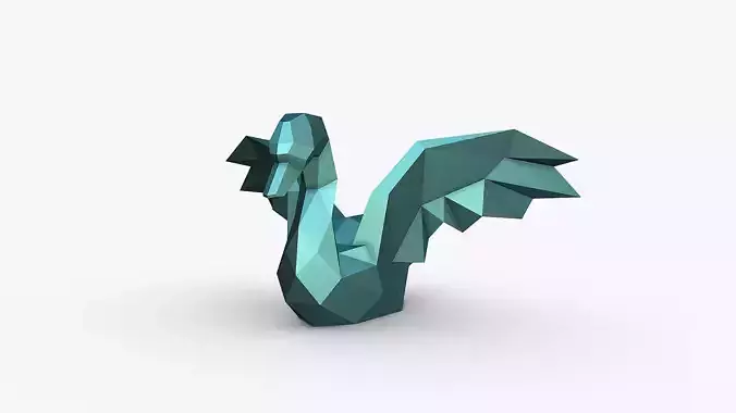 swan low poly