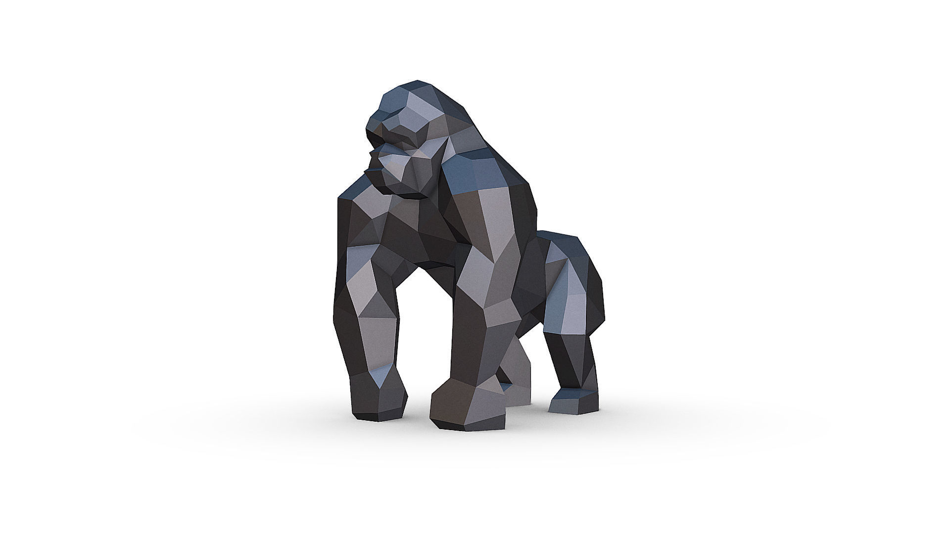 Gorilla 3D print model_1