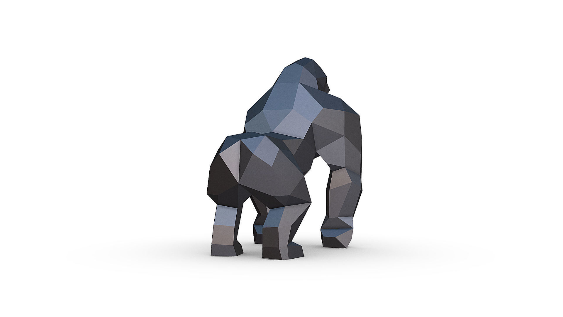 Gorilla 3D print model_7