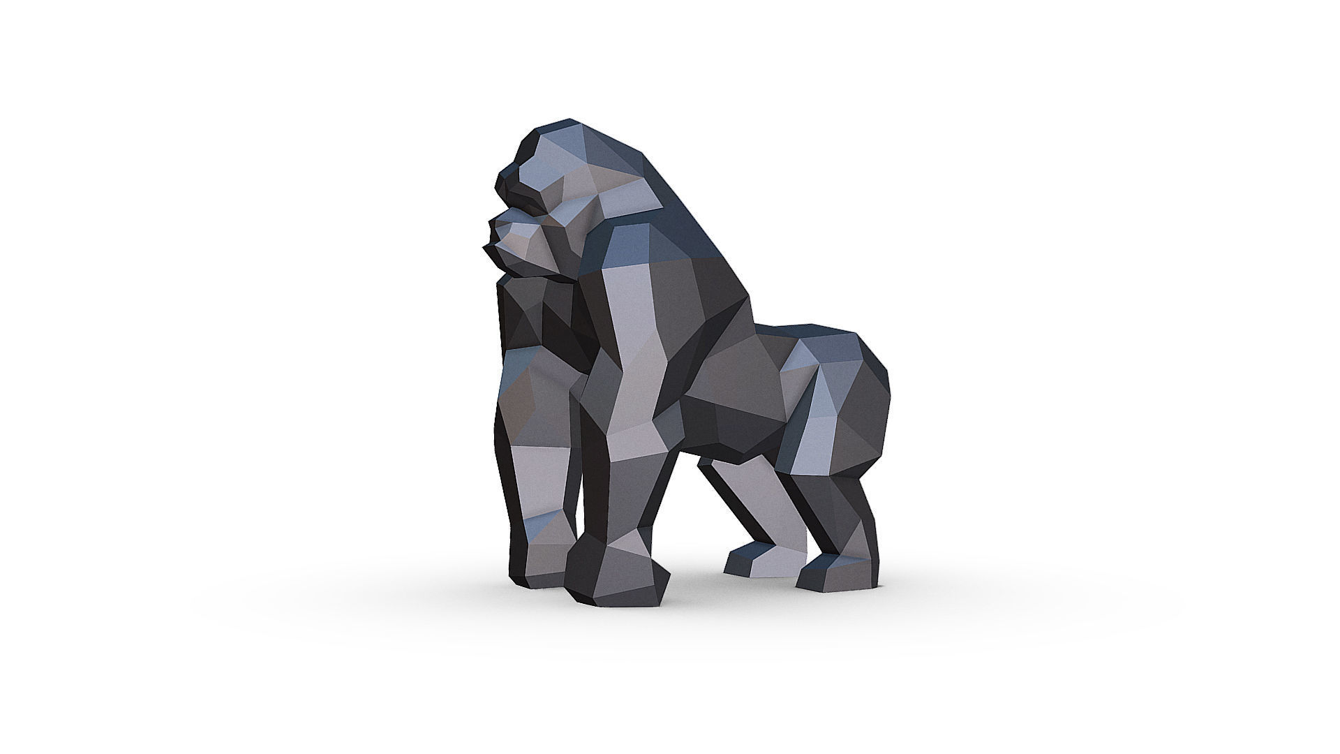 Gorilla 3D print model_2