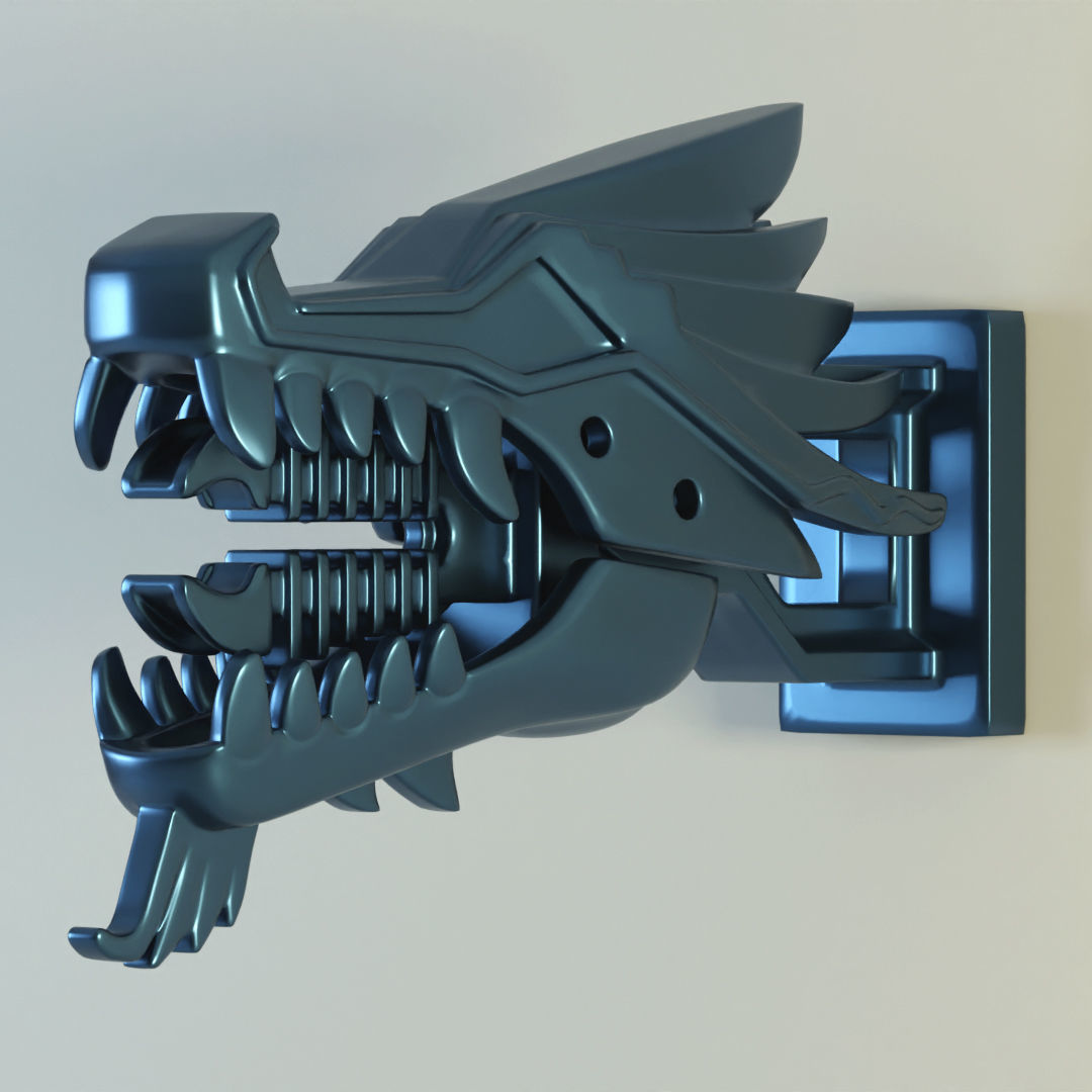 Dragon Head Lego Ninjago 2260 3D print model_1