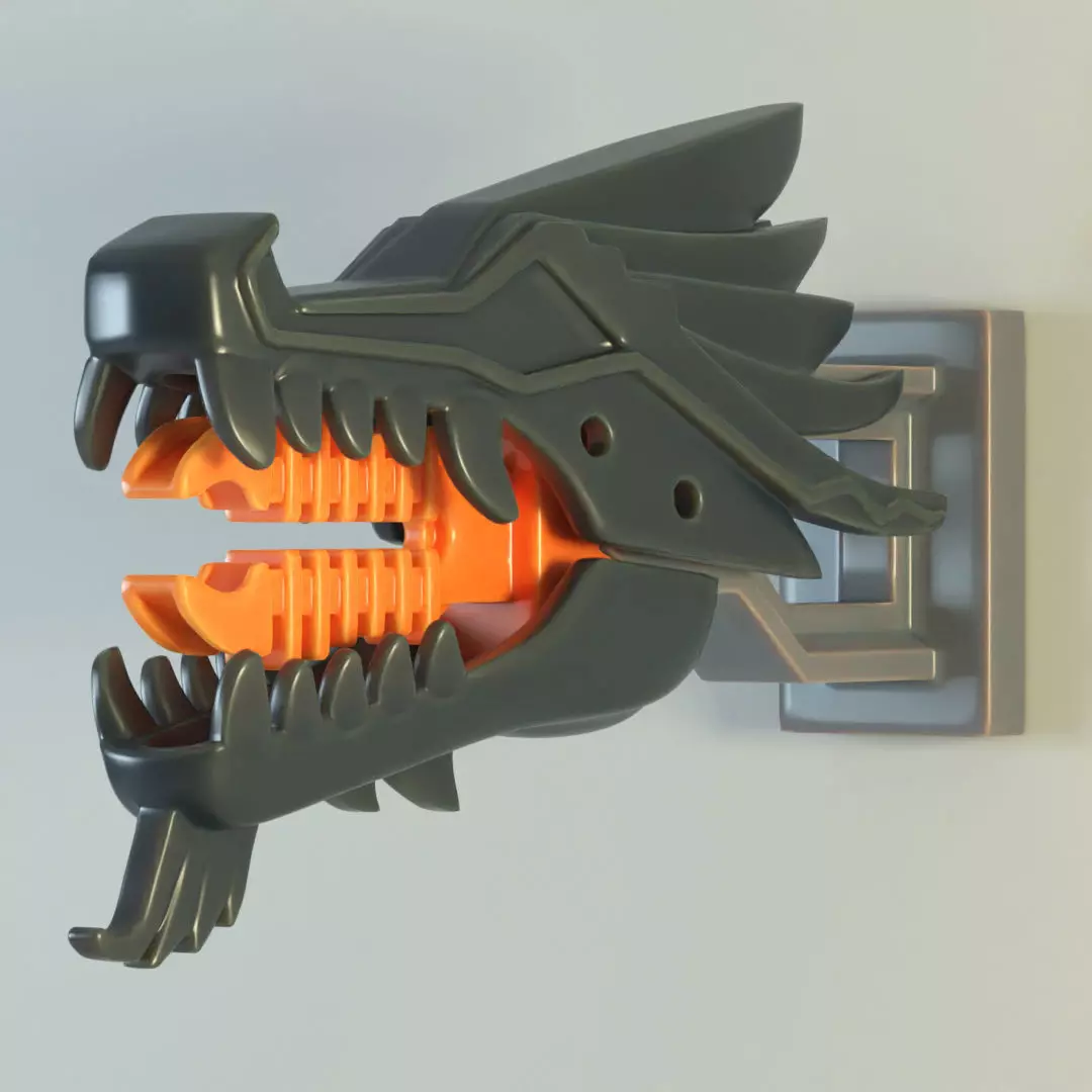 Dragon Head Lego Ninjago 2260 3D print model_0