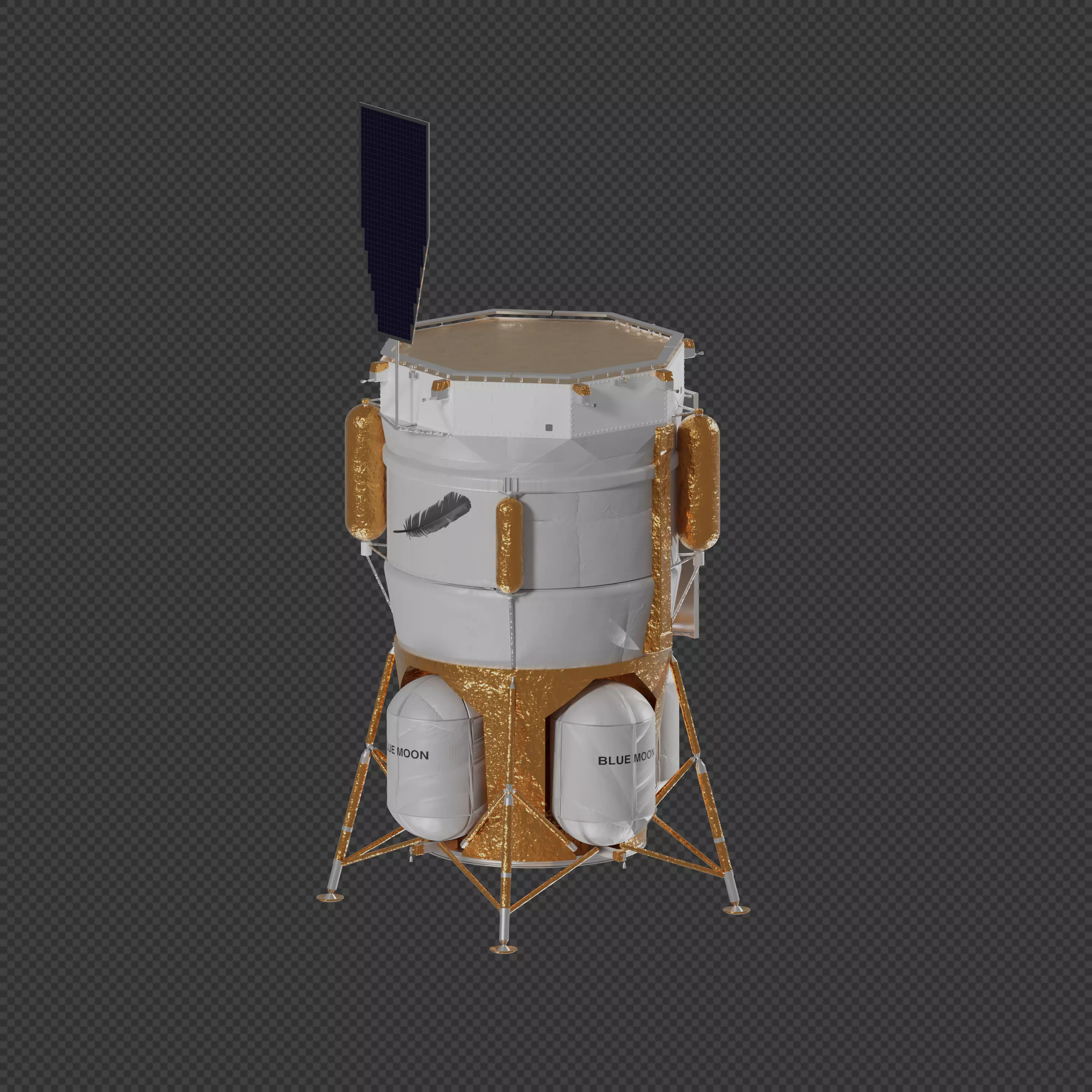 Blue Moon Mk1 Lunar Lander 3D model_0