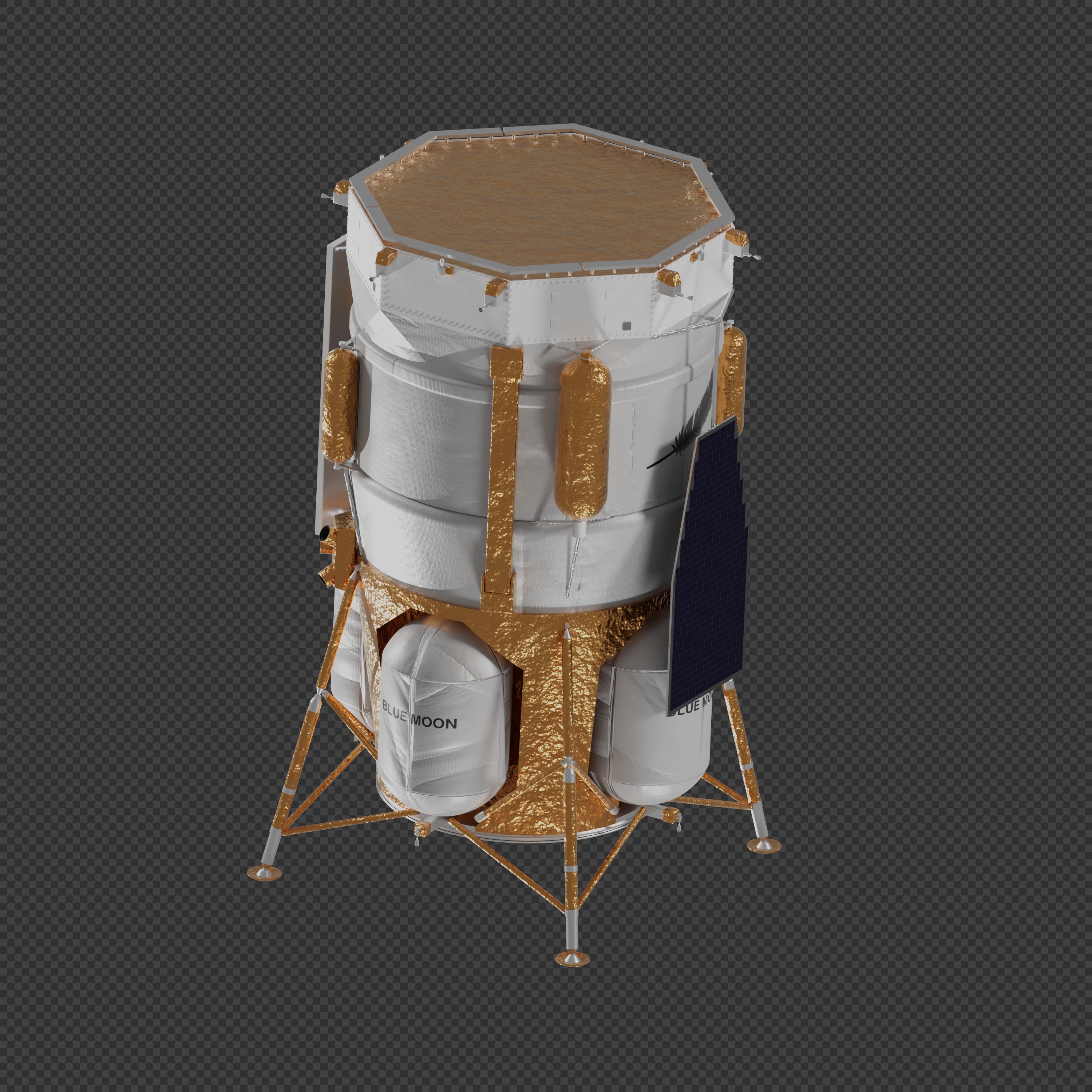 Blue Moon Mk1 Lunar Lander 3D model_1