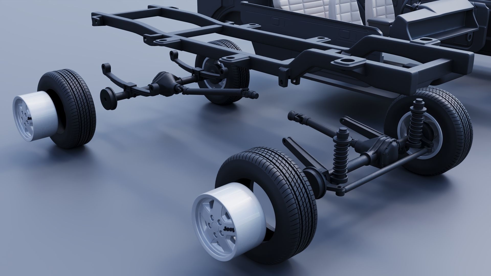 Jeep Cherokee XJ 1984   3D print model_24