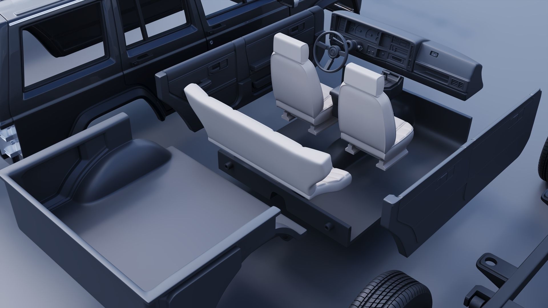 Jeep Cherokee XJ 1984   3D print model_22