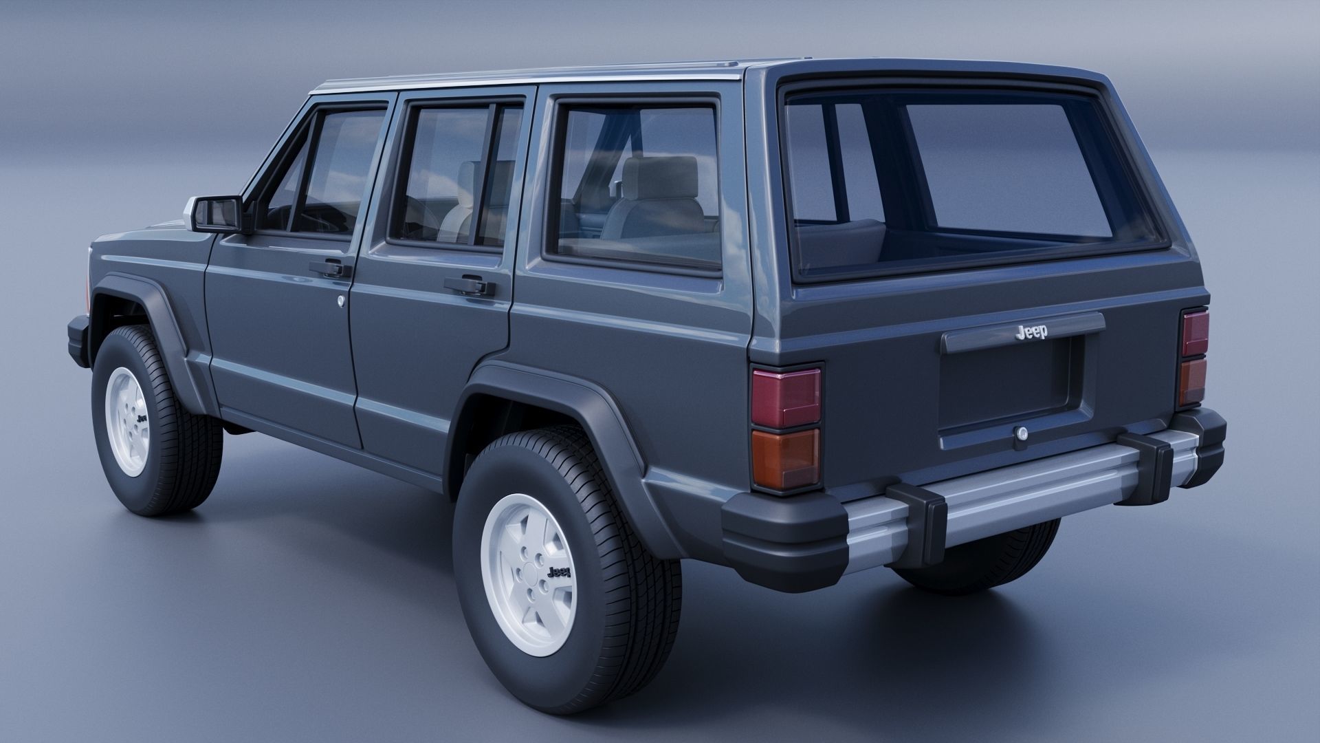 Jeep Cherokee XJ 1984   3D print model_3