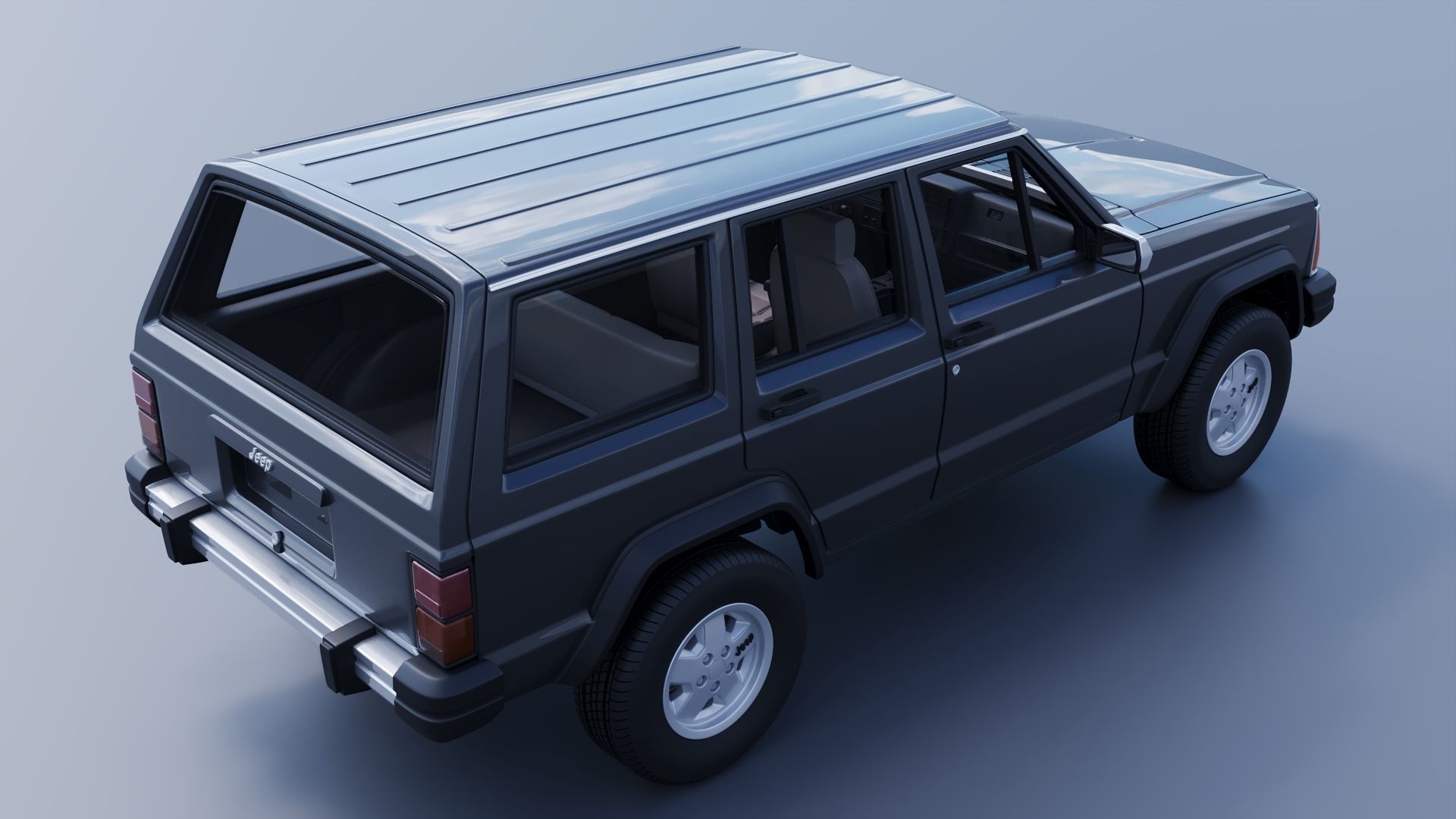 Jeep Cherokee XJ 1984   3D print model_5