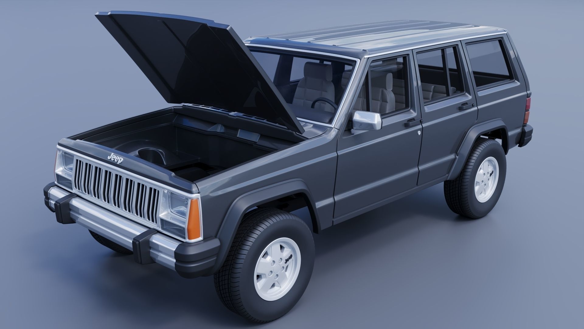 Jeep Cherokee XJ 1984   3D print model_9