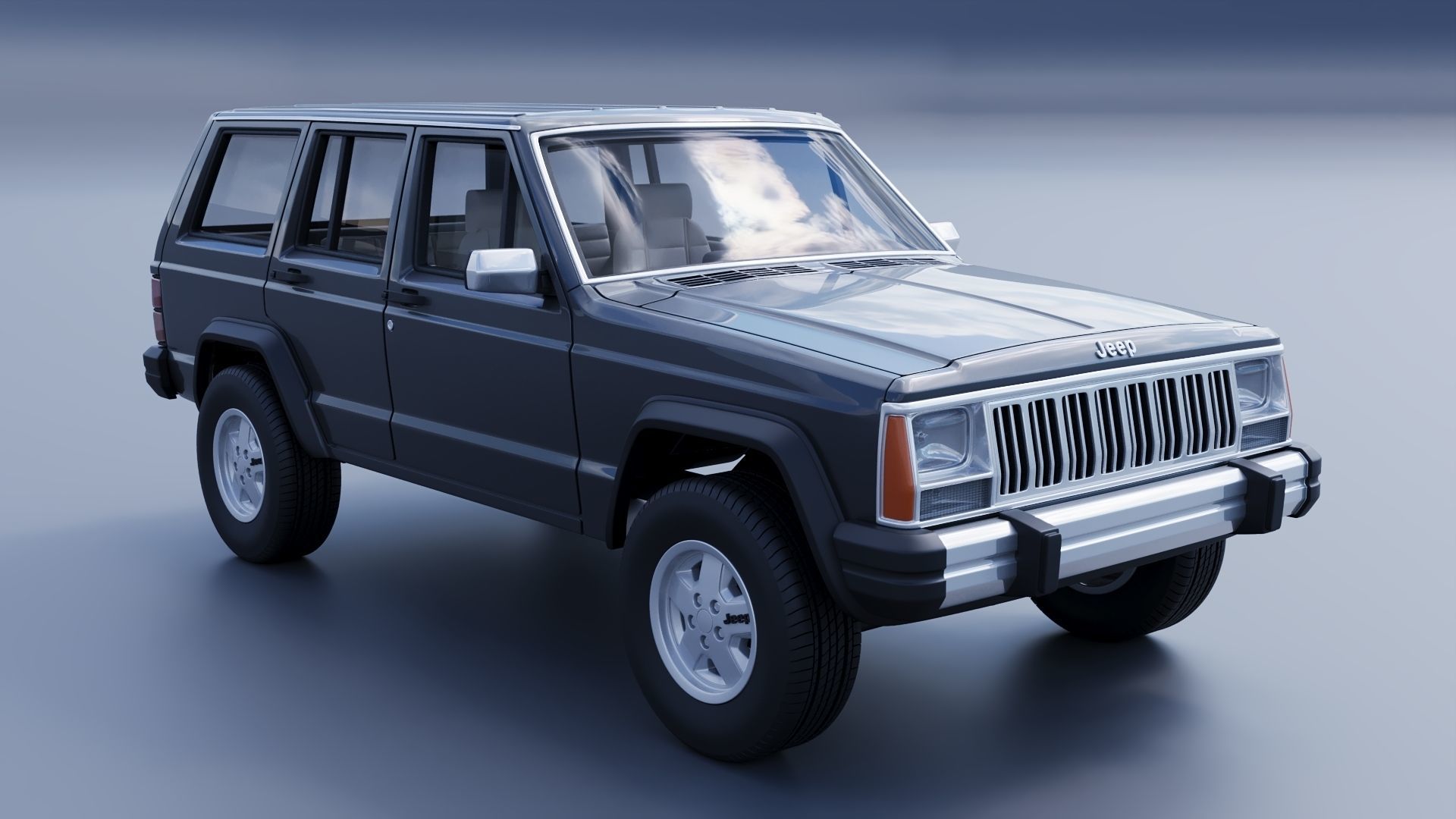 Jeep Cherokee XJ 1984   3D print model_7